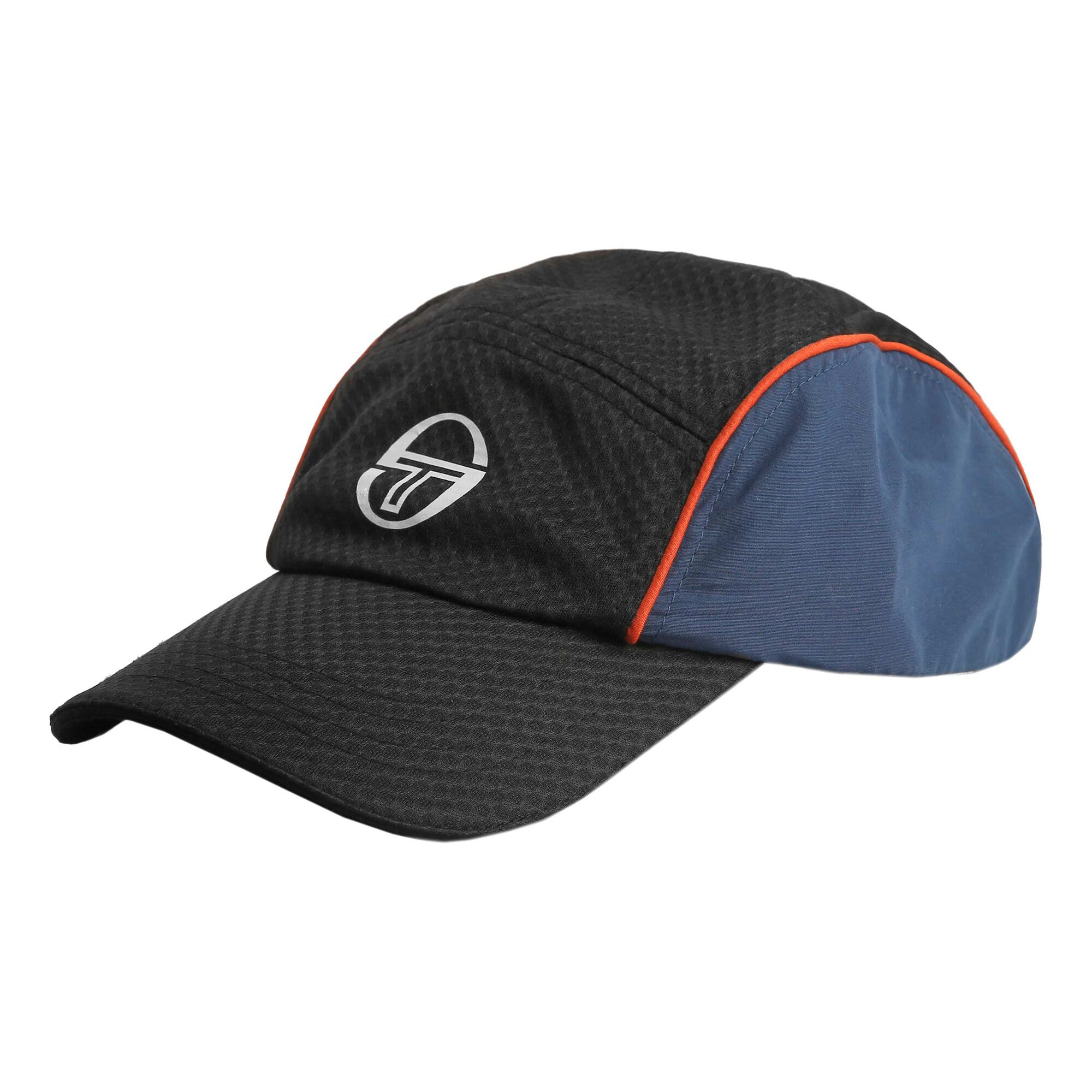 Buy Sergio Tacchini Eklips Cap Men Black, Dark Blue online | Tennis ...