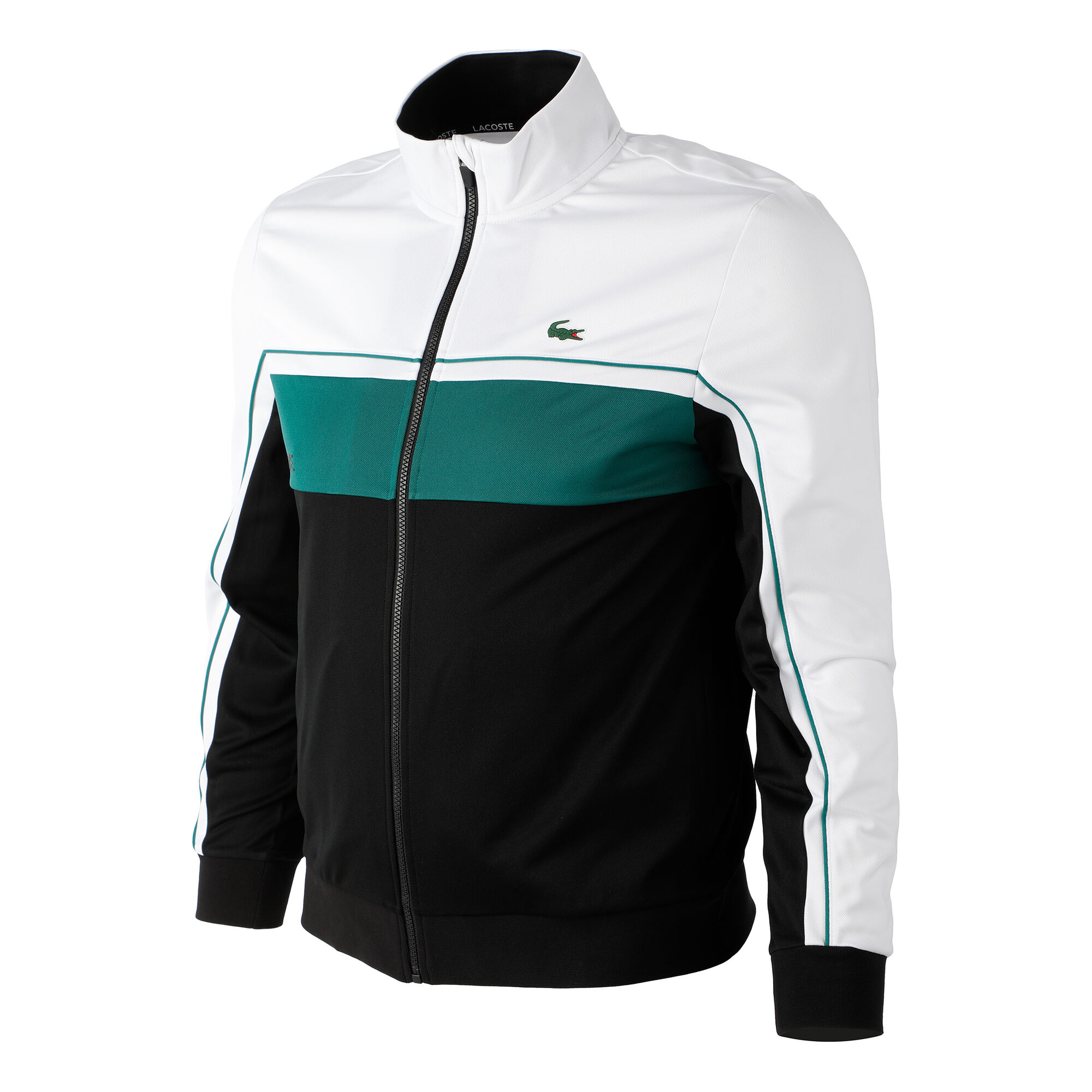 buy Lacoste Training Jacket Men - White, Black online | Tennis-Point