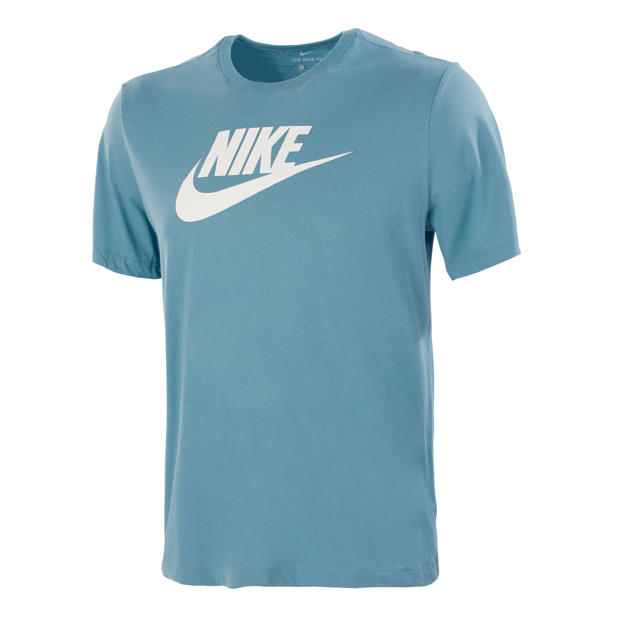 Baby blue and new arrivals white nike shirt