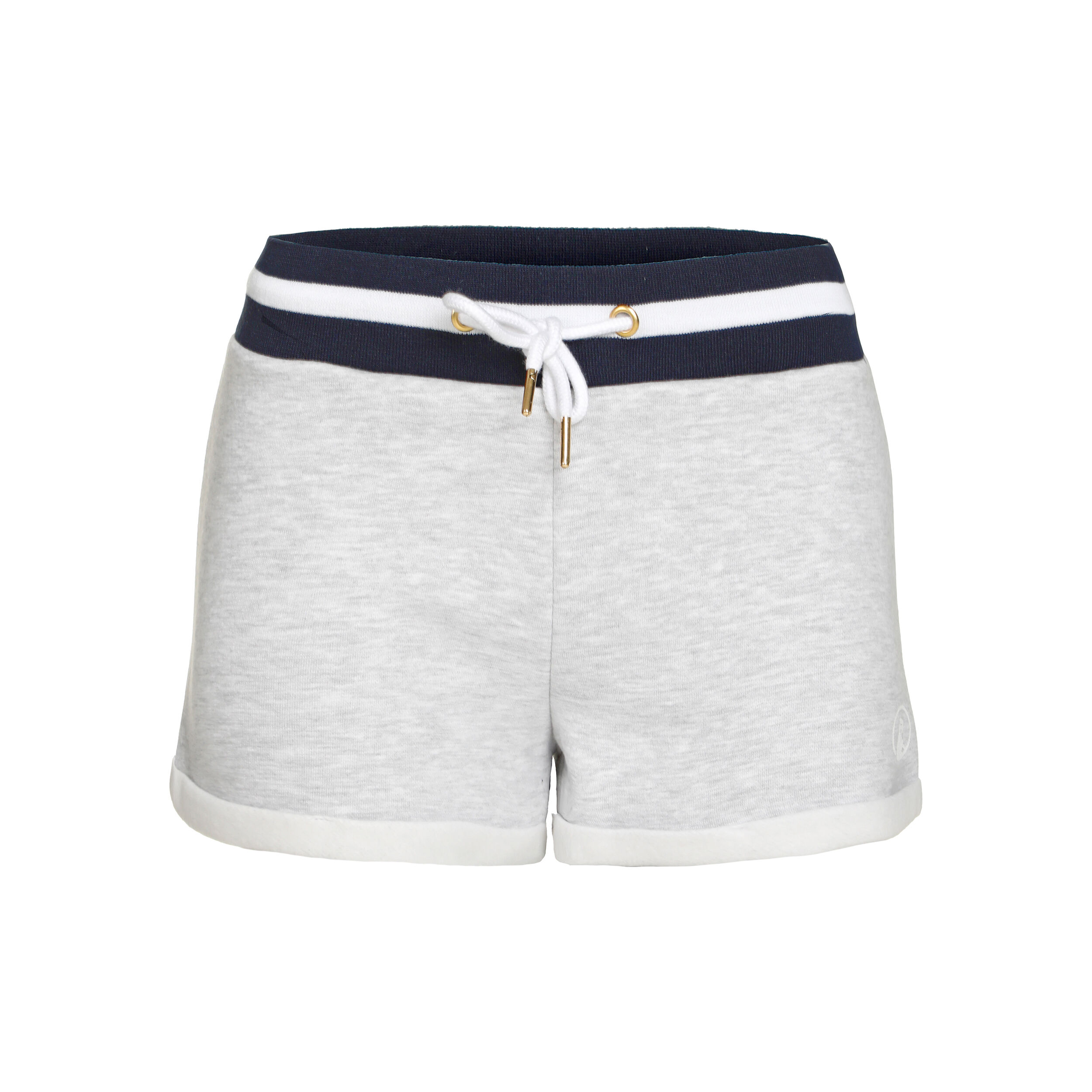 Basic Shorts Women Lightgrey Dark Blue