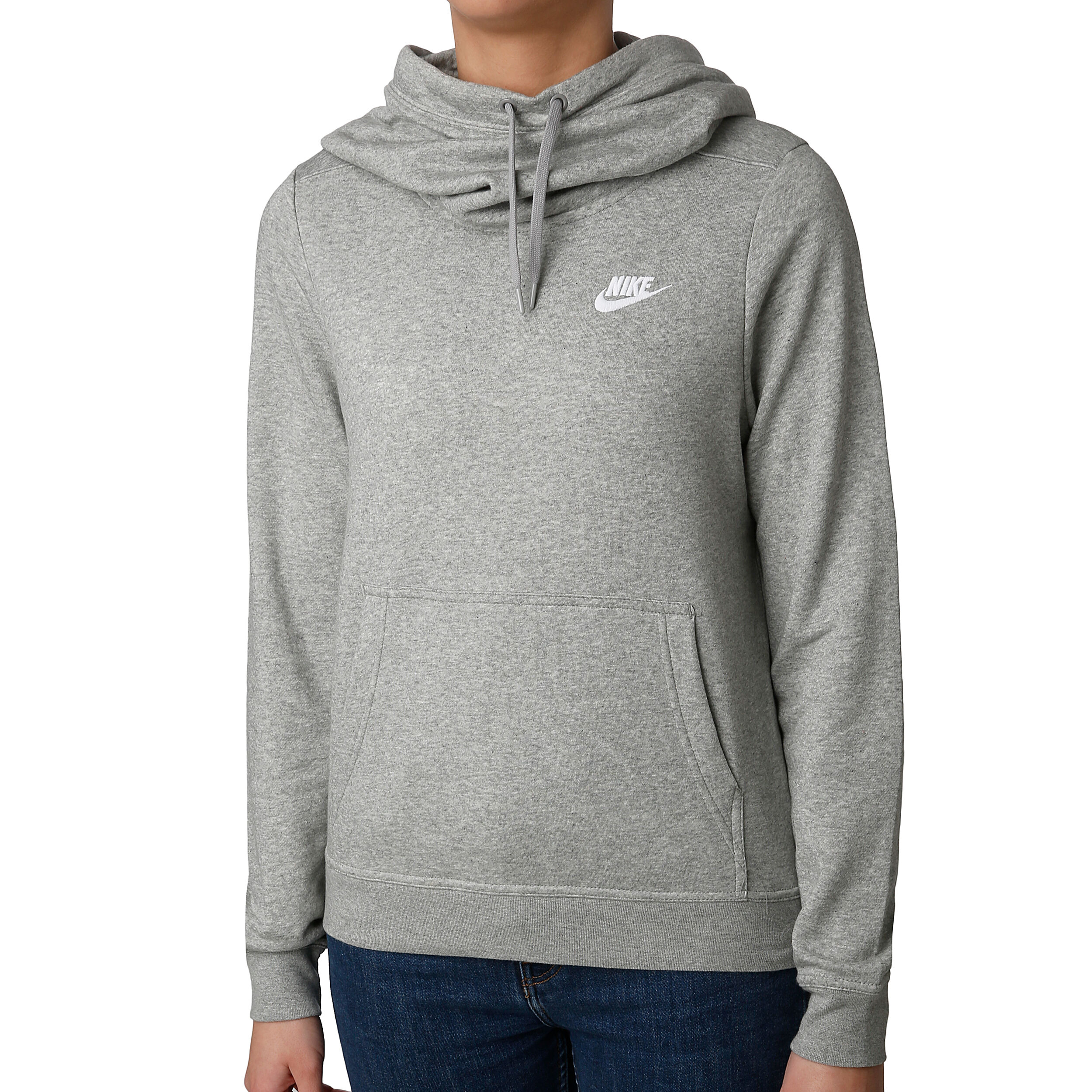 Buy Nike Sportswear Funnel Neck Hoody Women Grey White online Tennis Point UK