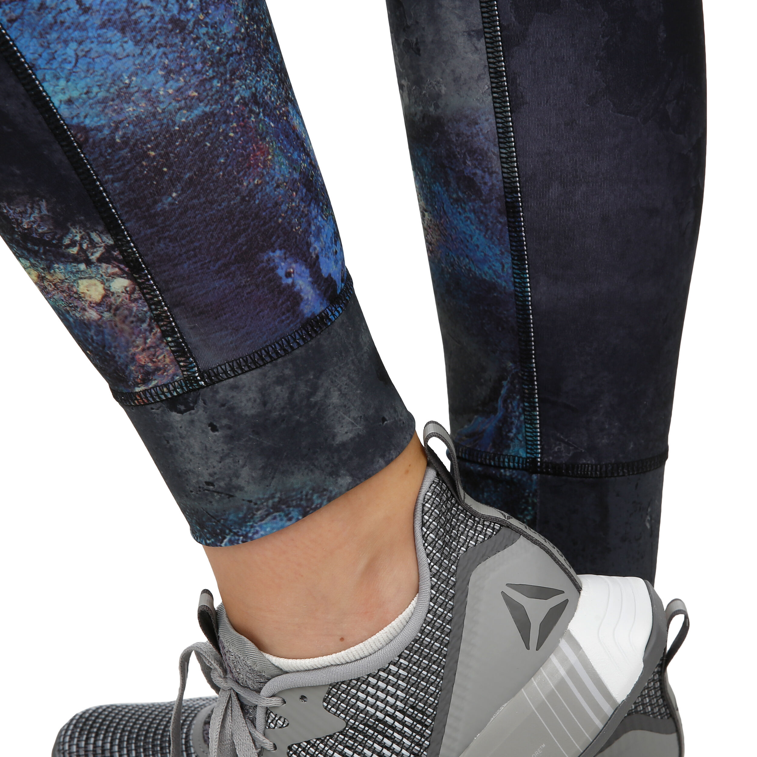 Lux Bold Oil Slick Tight Women Black Blue