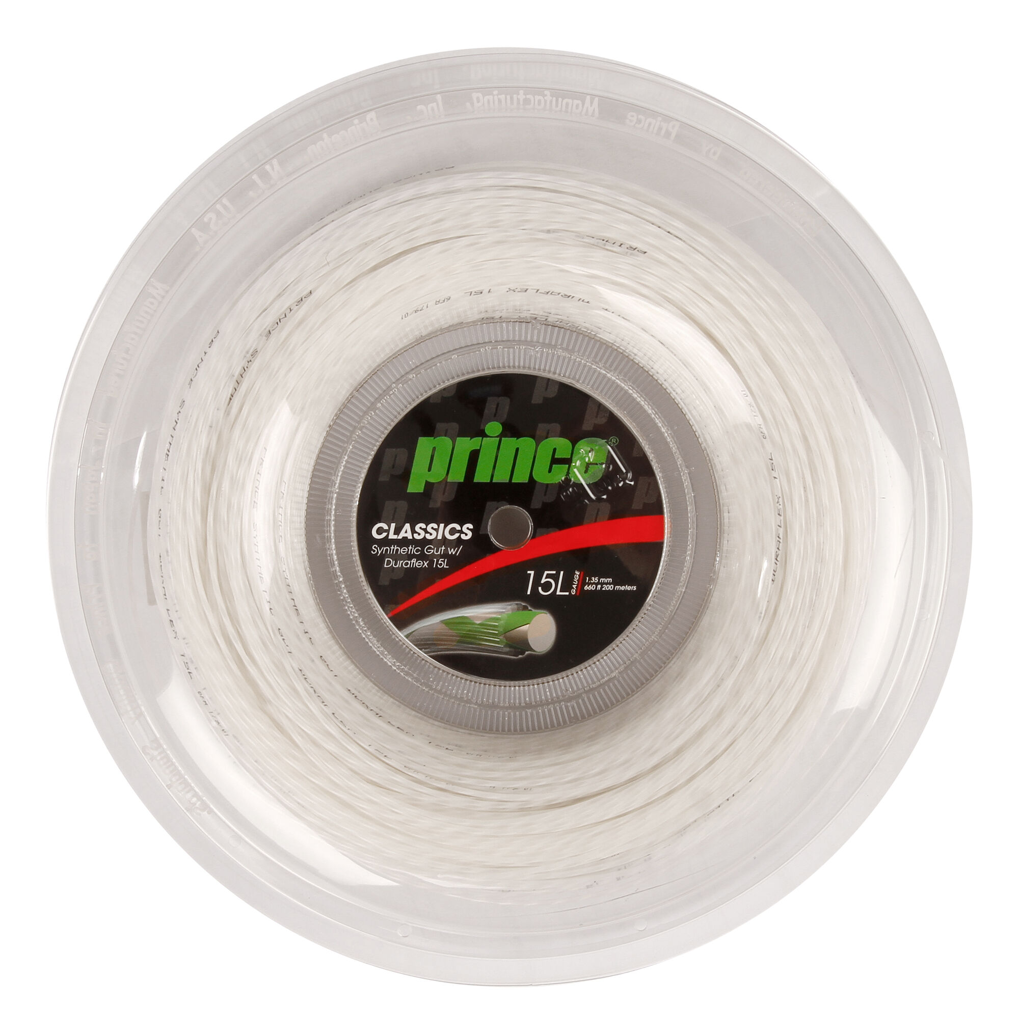 buy Prince Synthetic Gut Duraflex String Reel 200m - White online | Tennis-Point