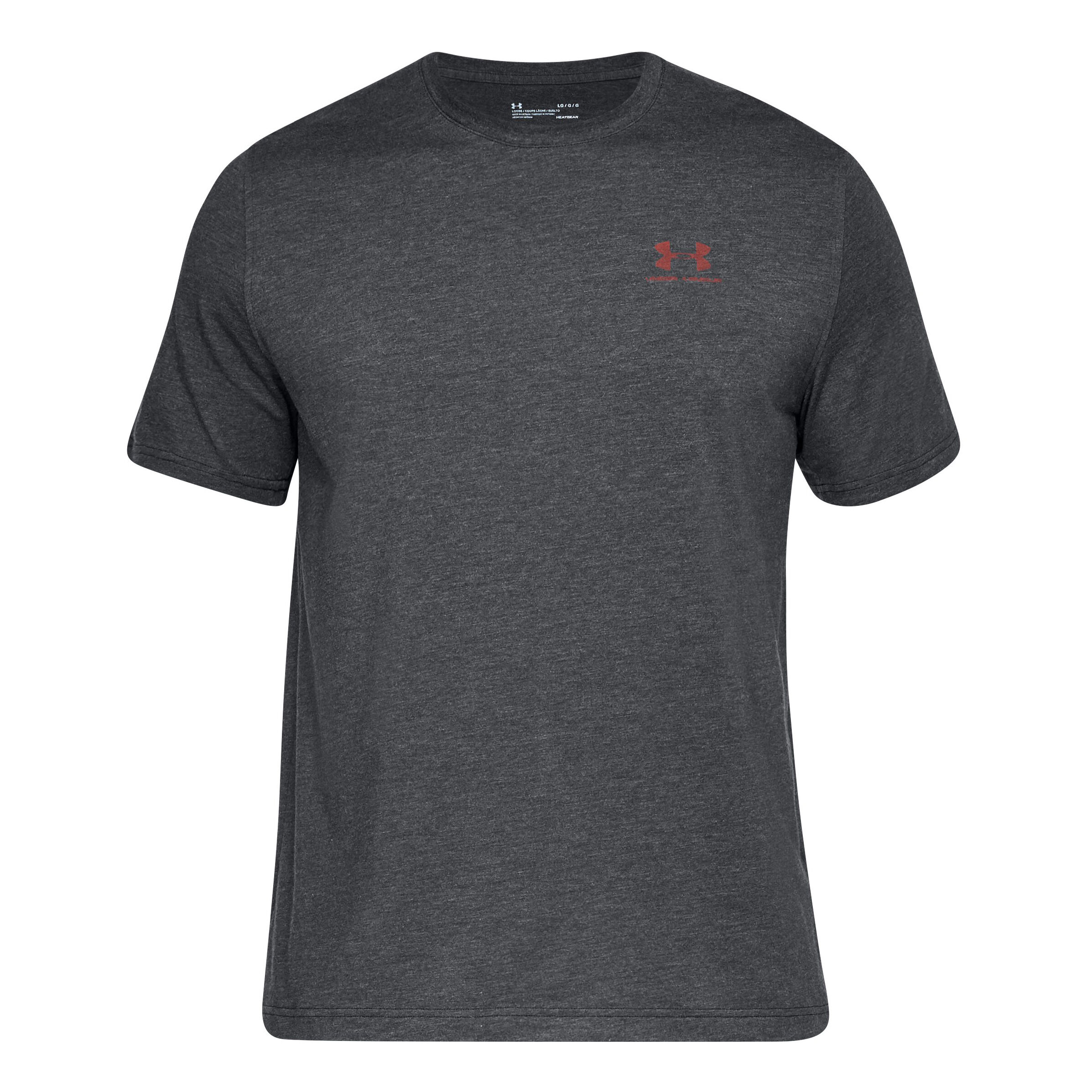 Under armour men's charged cotton best sale left chest lockup tee