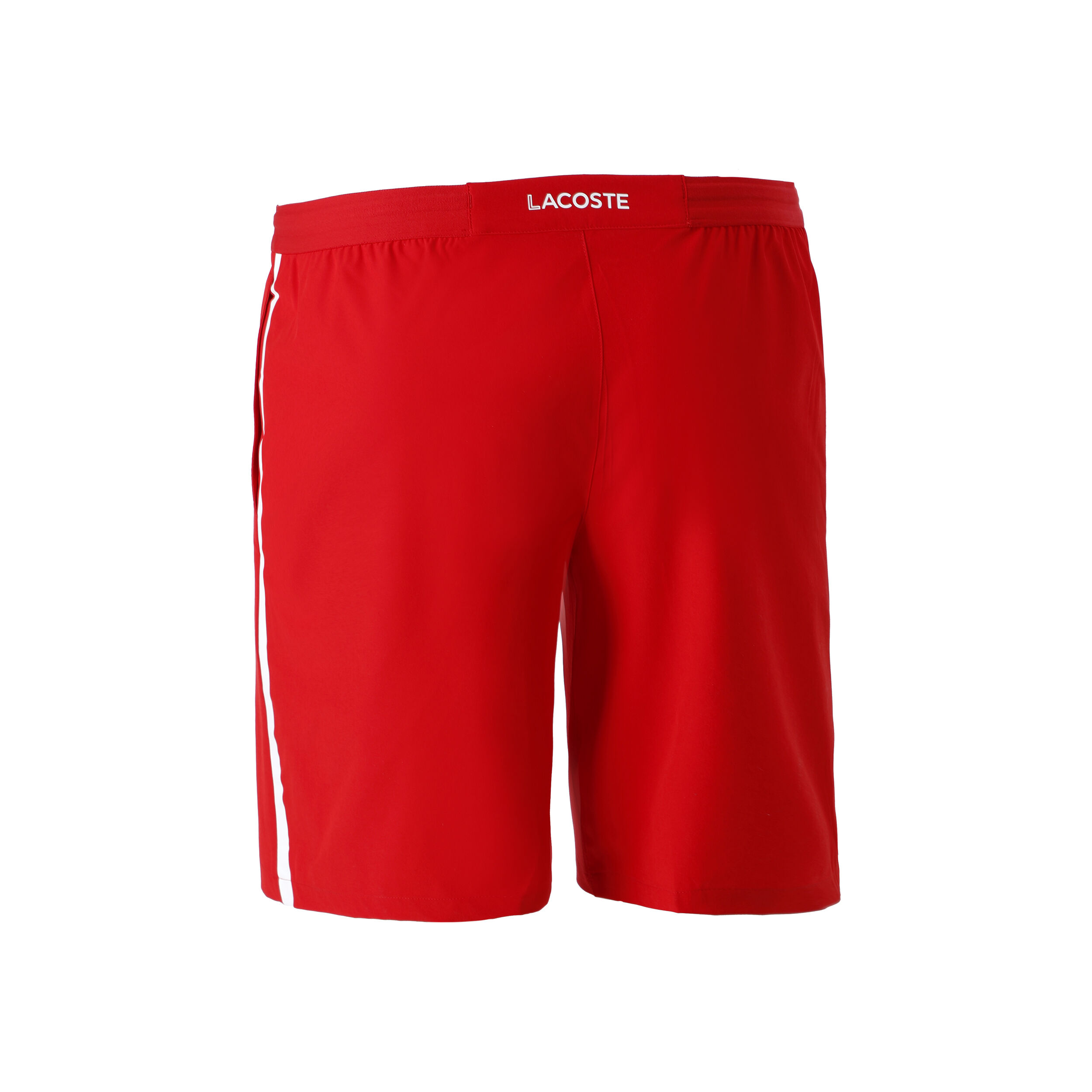 Mens red lacoste shorts clearance