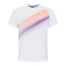 Performance T-Shirt Men-White,Orange