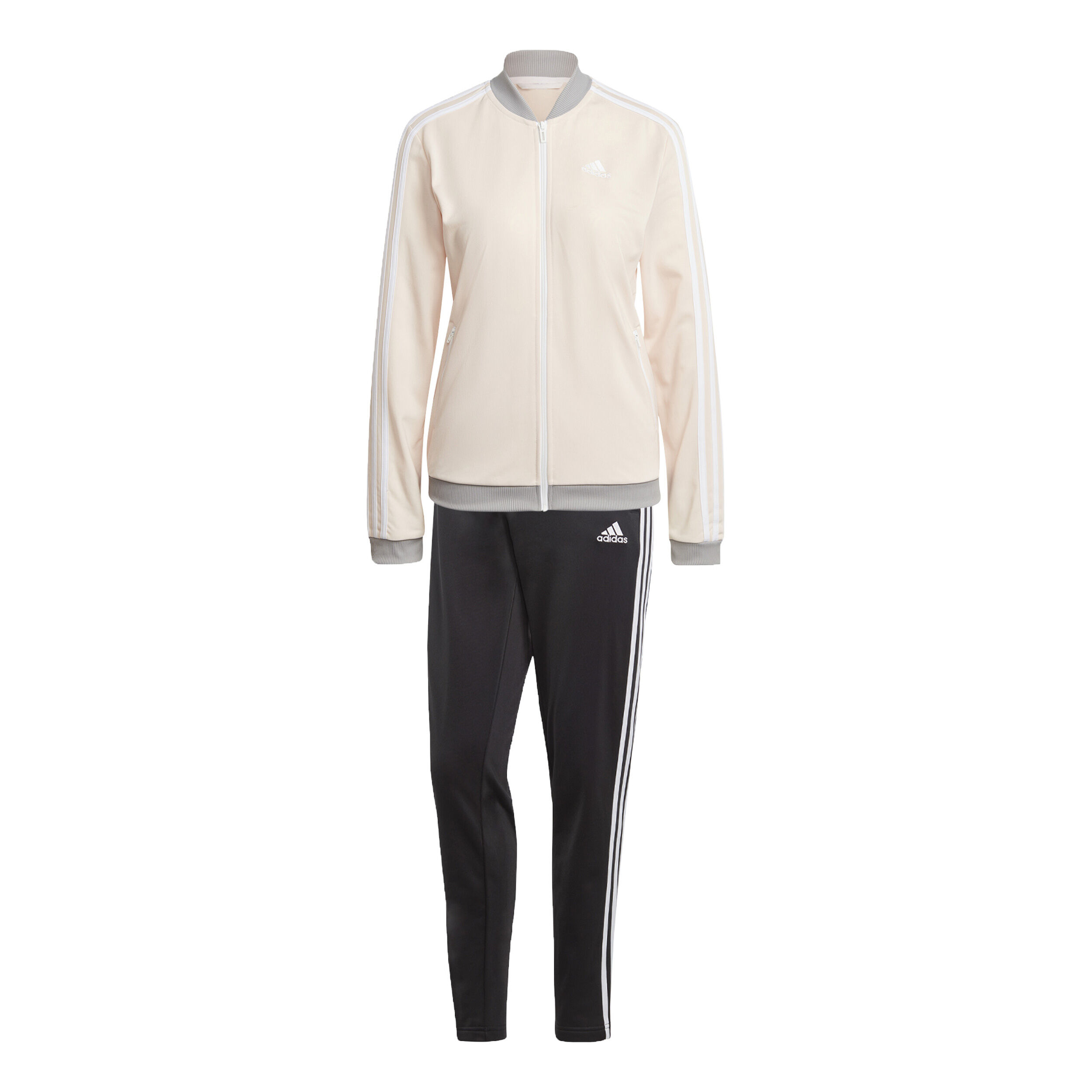 Cream adidas discount tracksuit