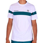 Sergio Tacchini Tennis apparel Sergio Tacchini Leone PL T-Shirt Men - white, petrol