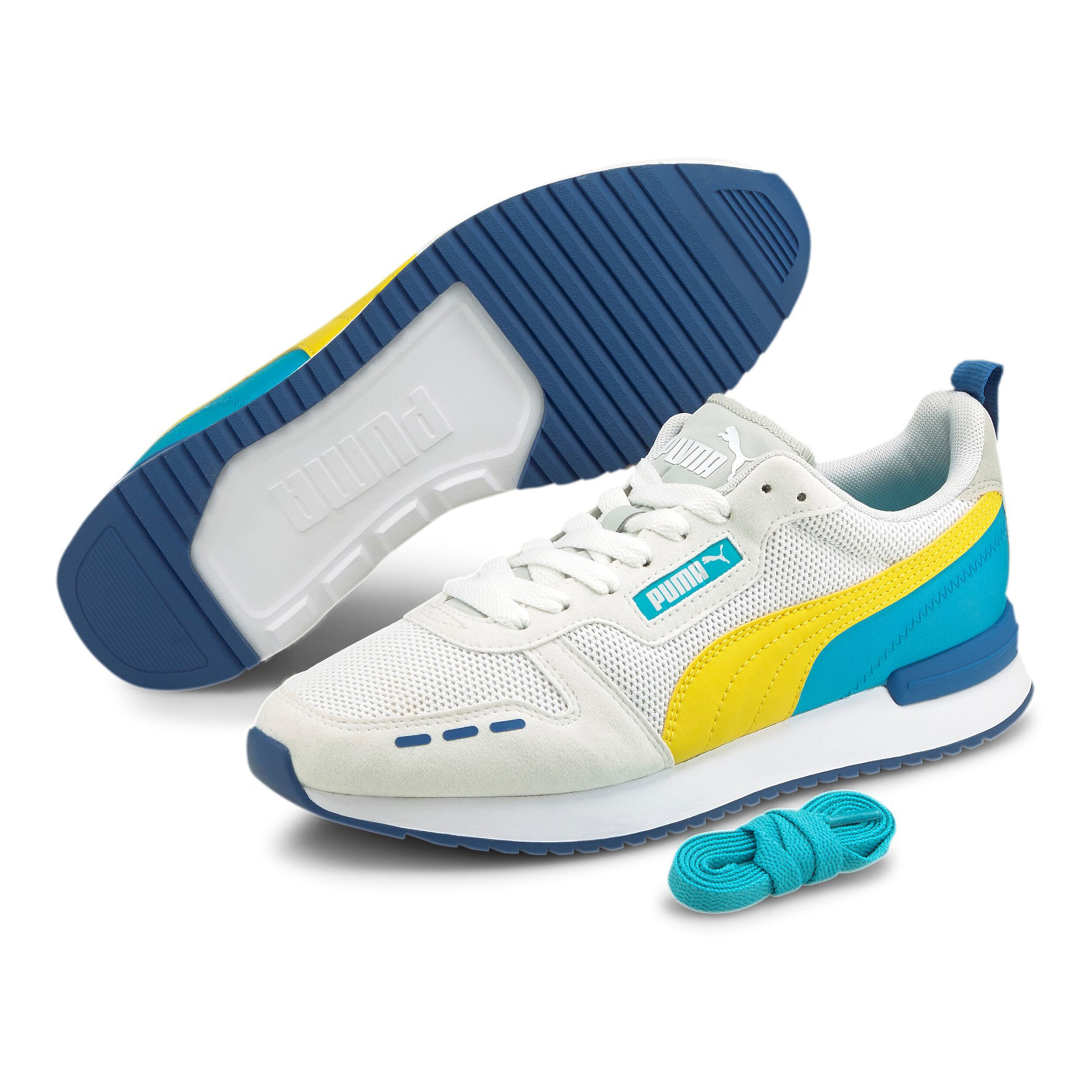 R78 Sneakers Women White Yellow