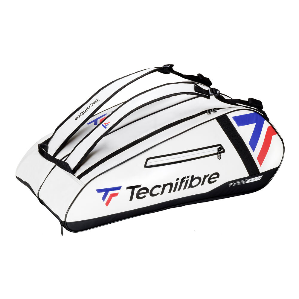 Tecnifibre Tour Endurance Racket Bag 12 Pack-White,Black white