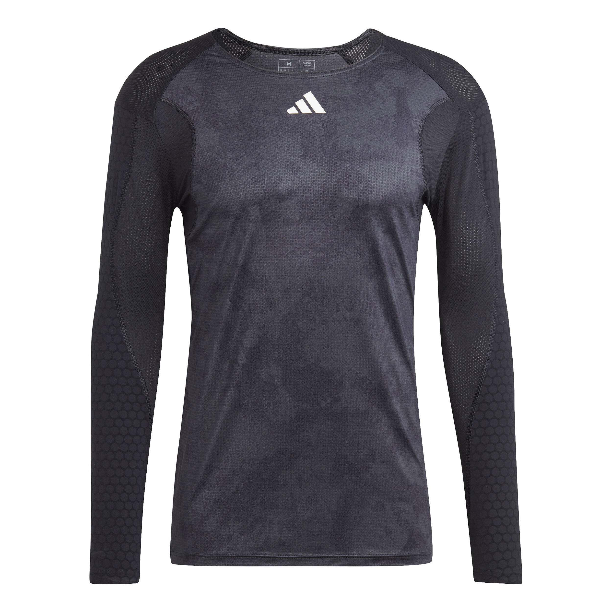 Black adidas long shop sleeve top mens