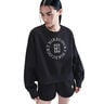 Court Phoenix Over-Oversized Crew Heritage Sweatshirt Women-Black