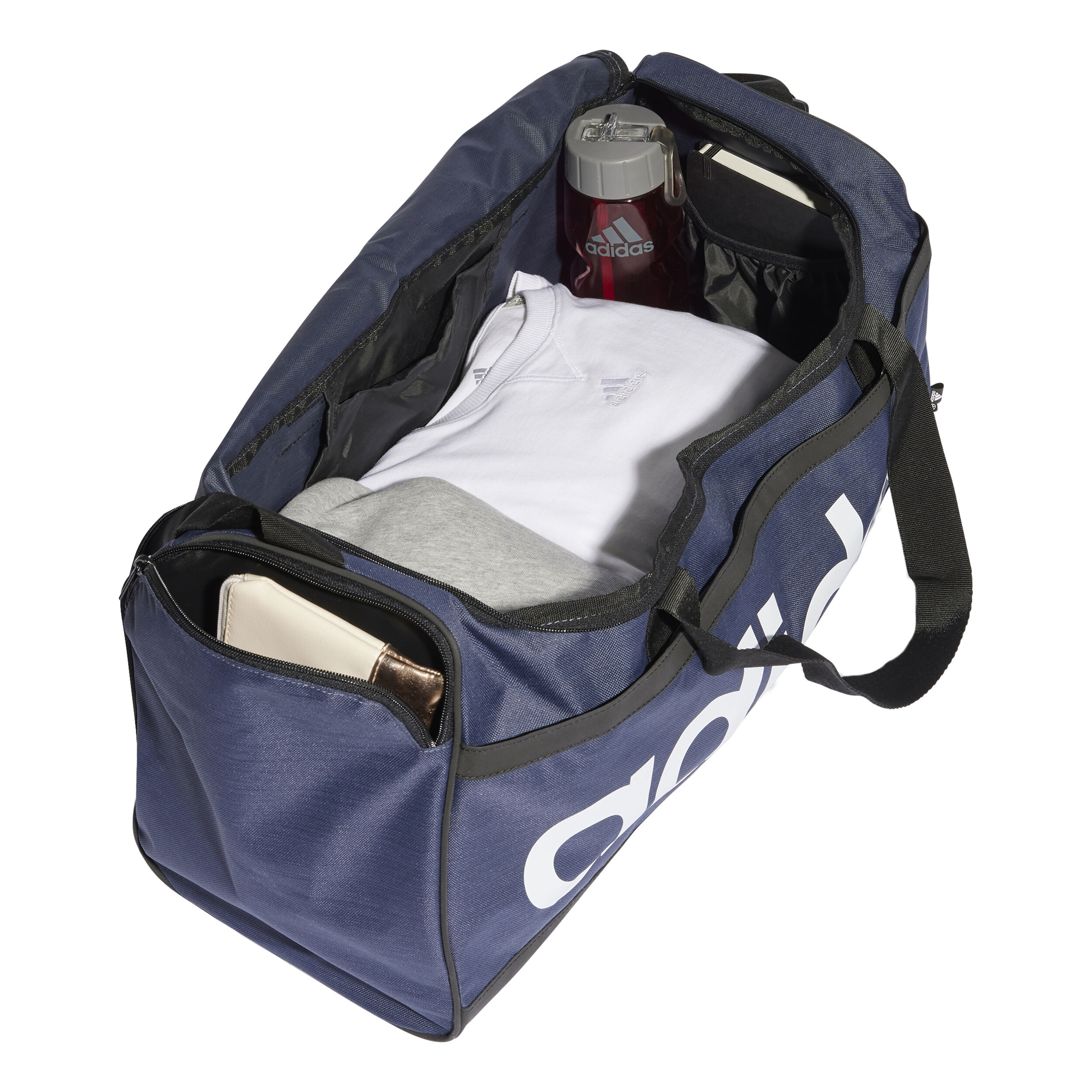 Adidas linear sale core duffel m