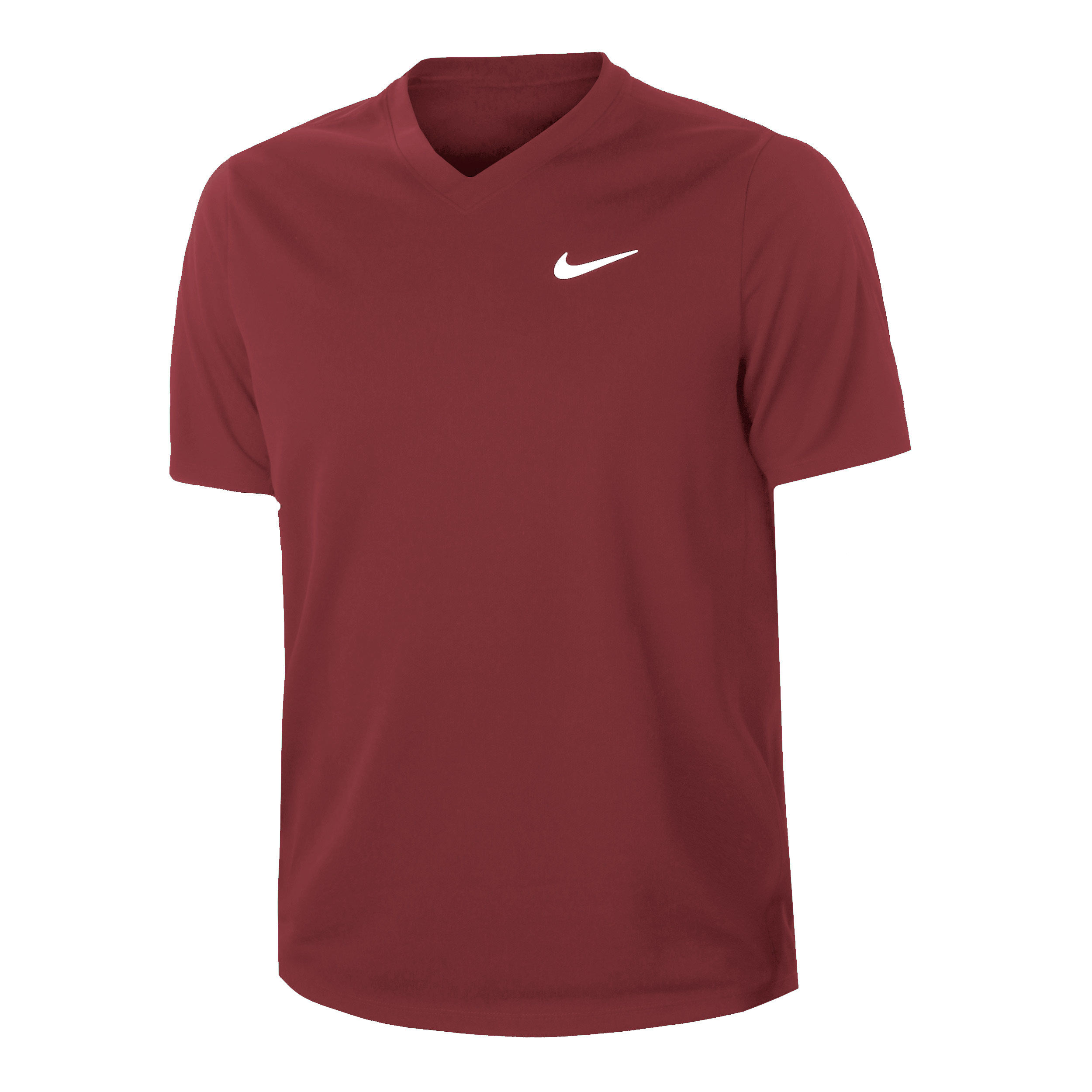 Dri Fit Victory T Shirt Men Dark Red White