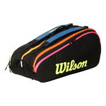 Wilson Wilson Team Neon Collection Racket Bag 12 Pack Special Edition-Black