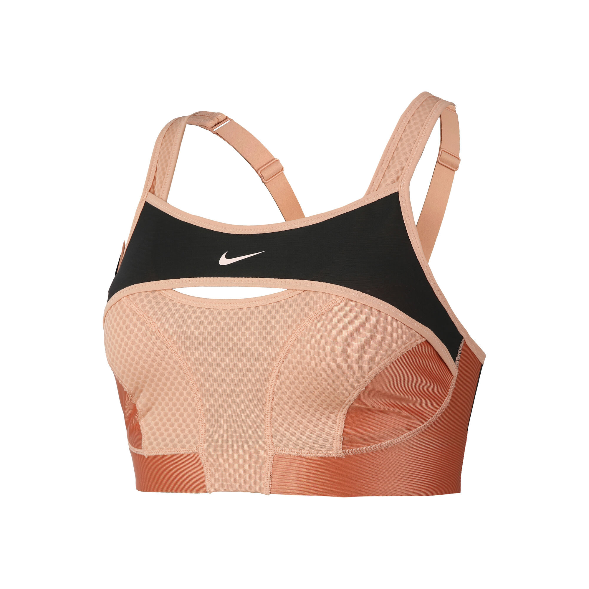 Pink and Black ALPHA Women's Full Sports Bra - ALPHA Territory®