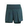 Match Shorts Women-Petrol