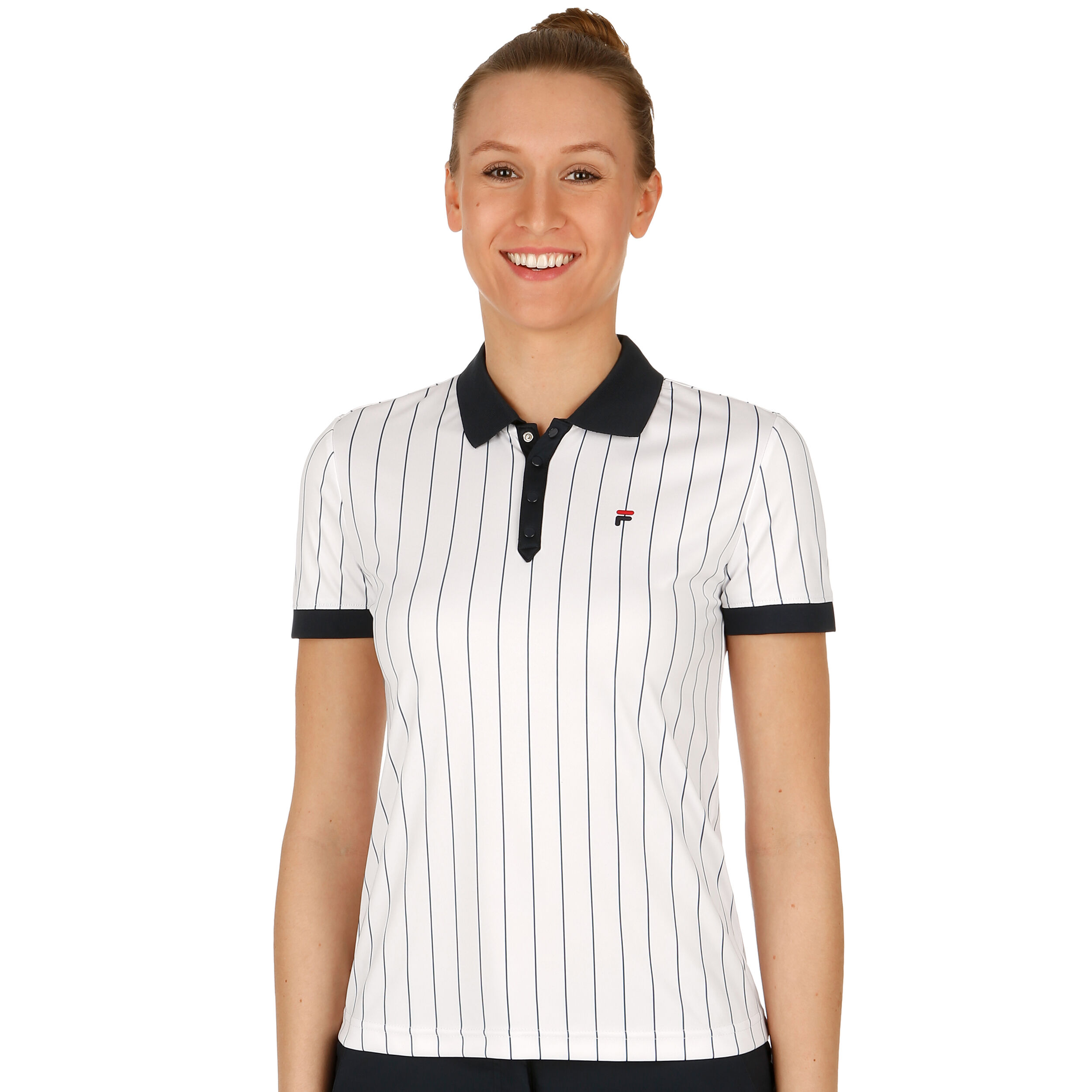 Buy Fila Pauline Polo Women White Blue online Tennis Point UK