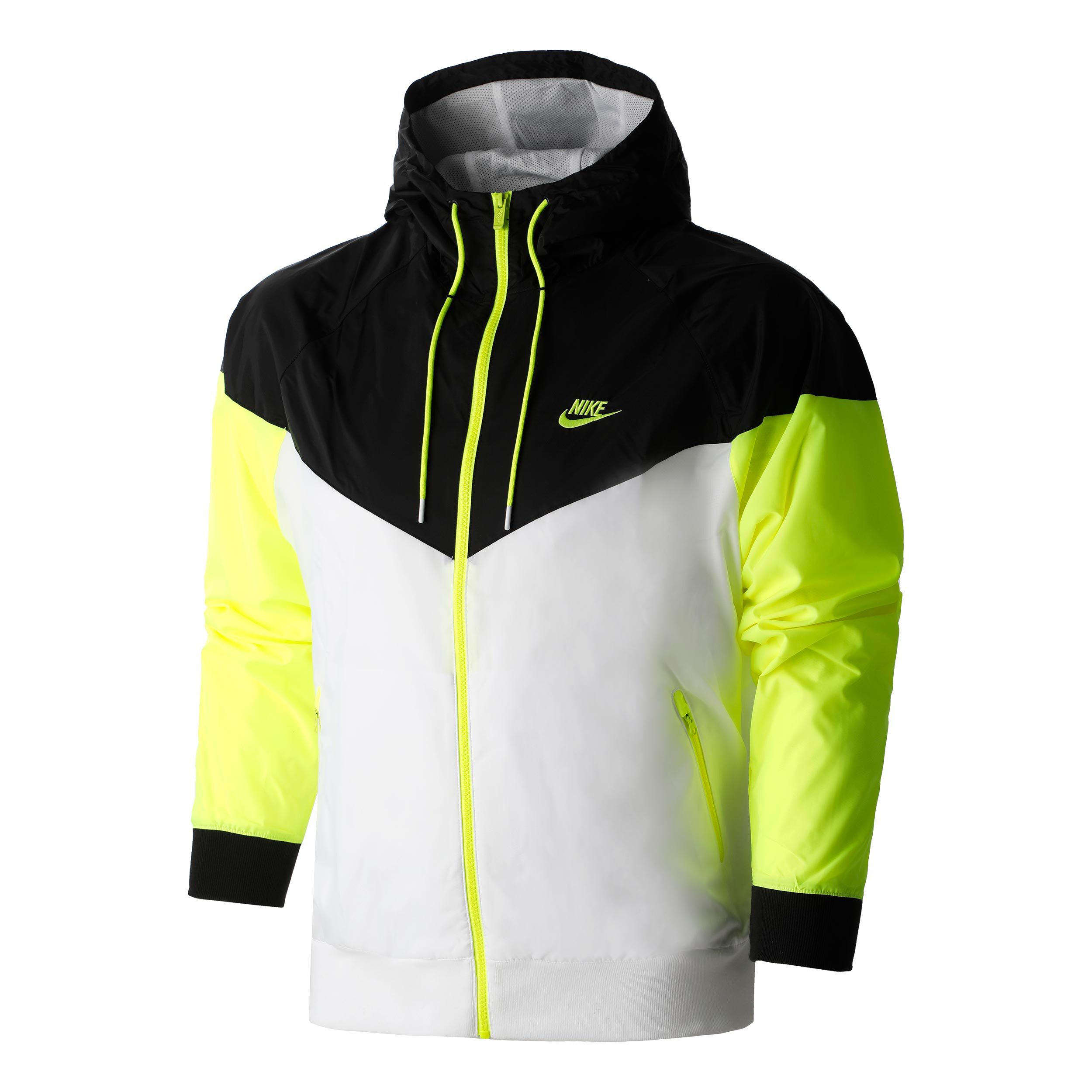 black and yellow nike jacket