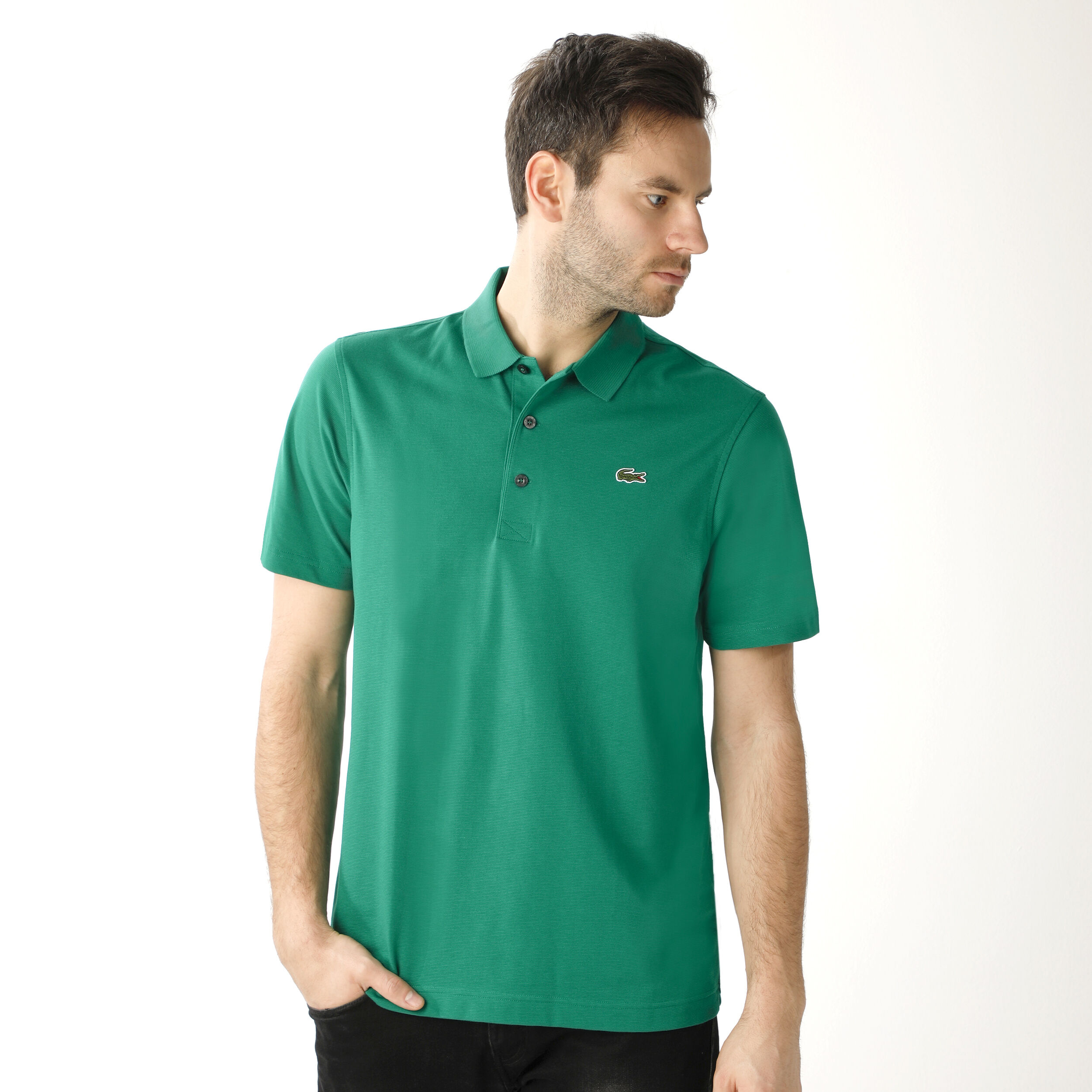 Mens green new arrivals lacoste polo