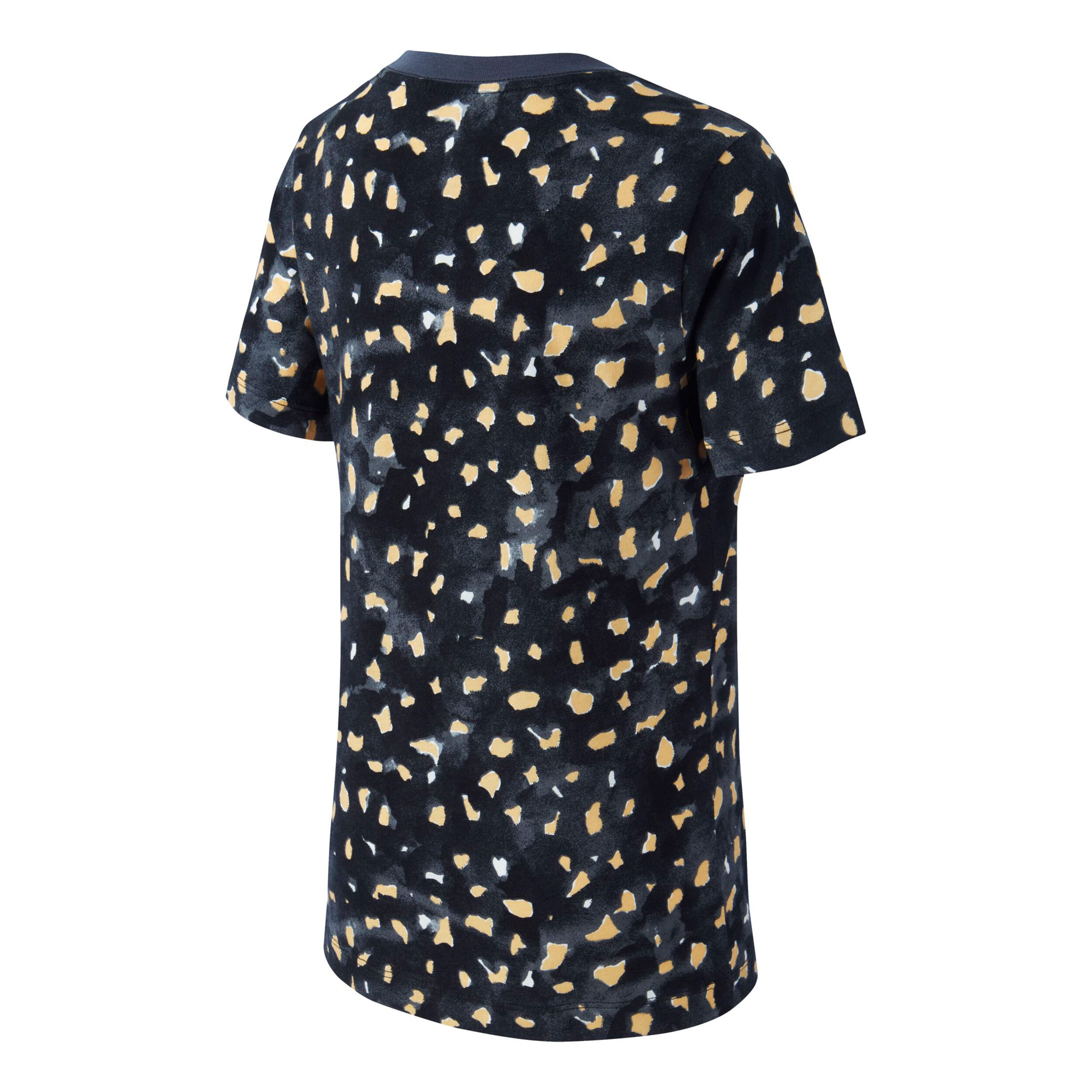 Boys black and online gold nike shirt