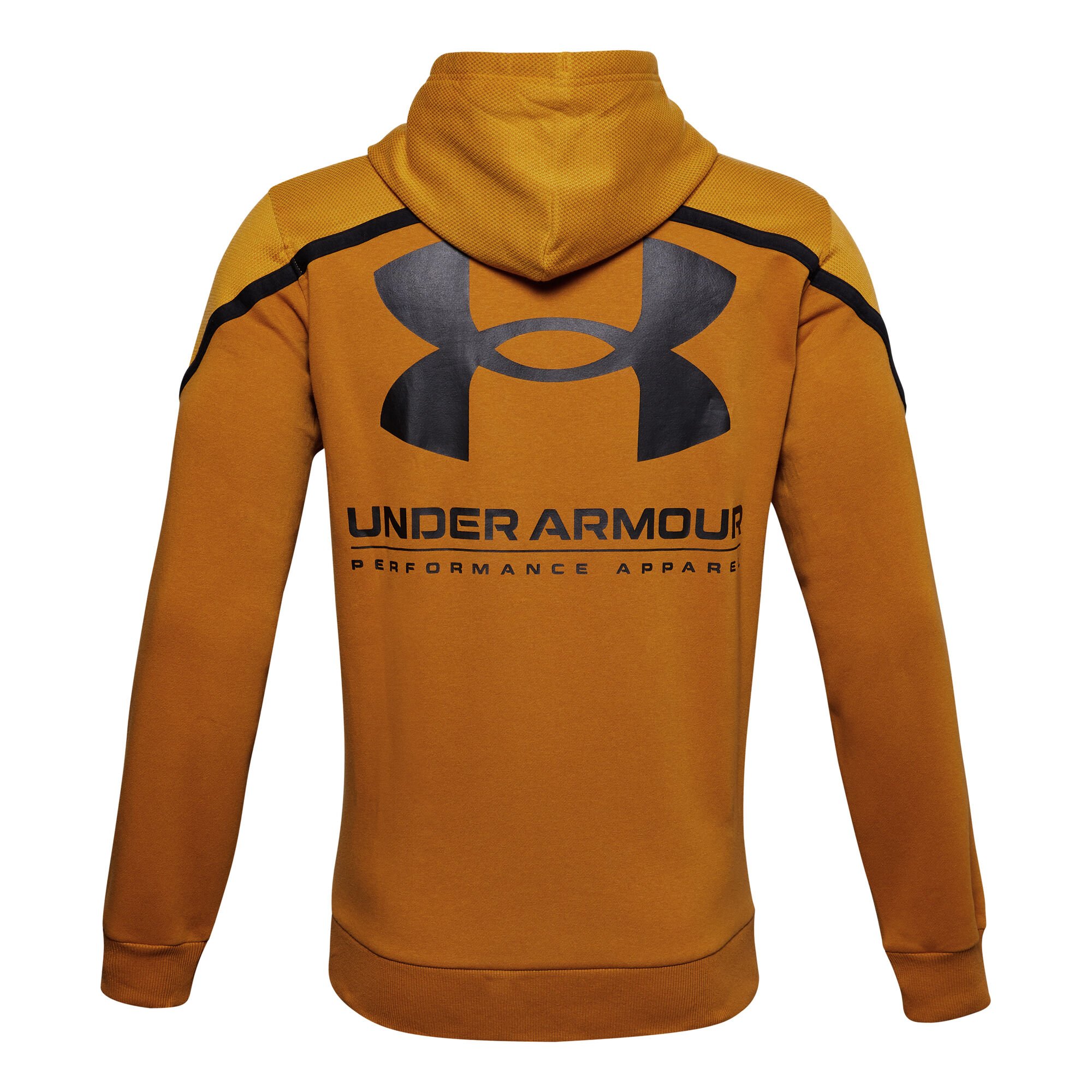 buy Under Armour Rival AMP Hoody Men - Golden Yellow, Brown online ...