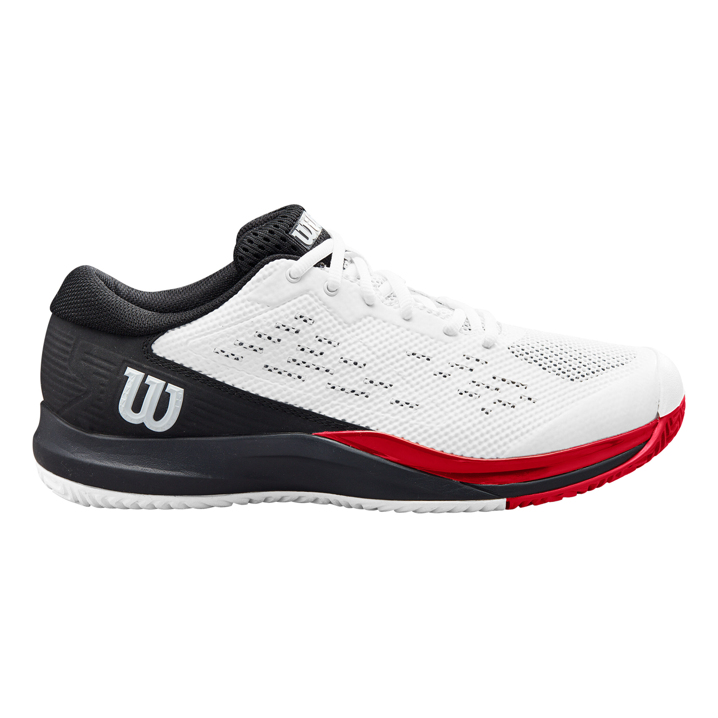 Buy Wilson Rush Pro Ace All Court Shoe Men White Black online