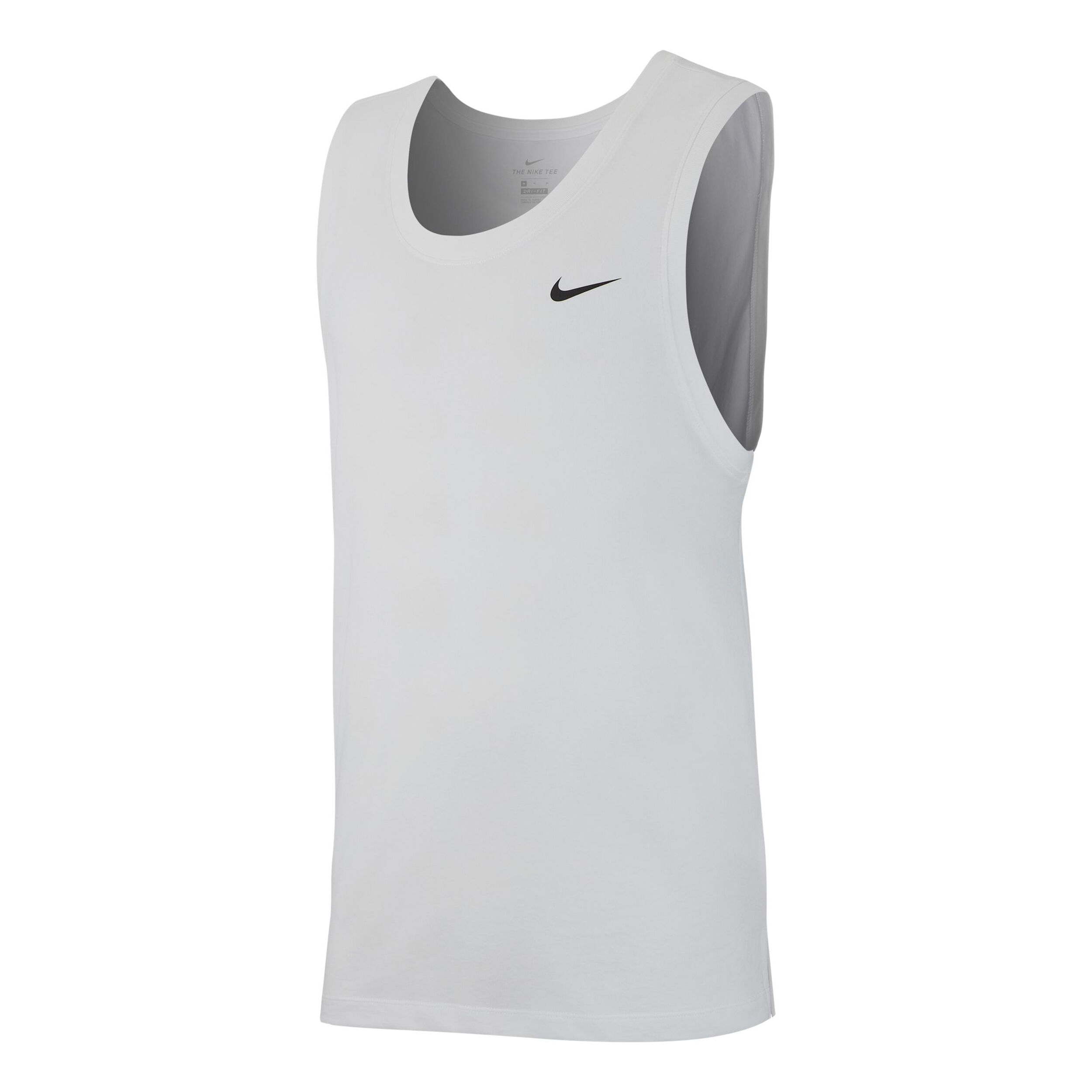 Buy Nike Dri Fit Crew Solid Tank Top Men White Black online Tennis Point UK