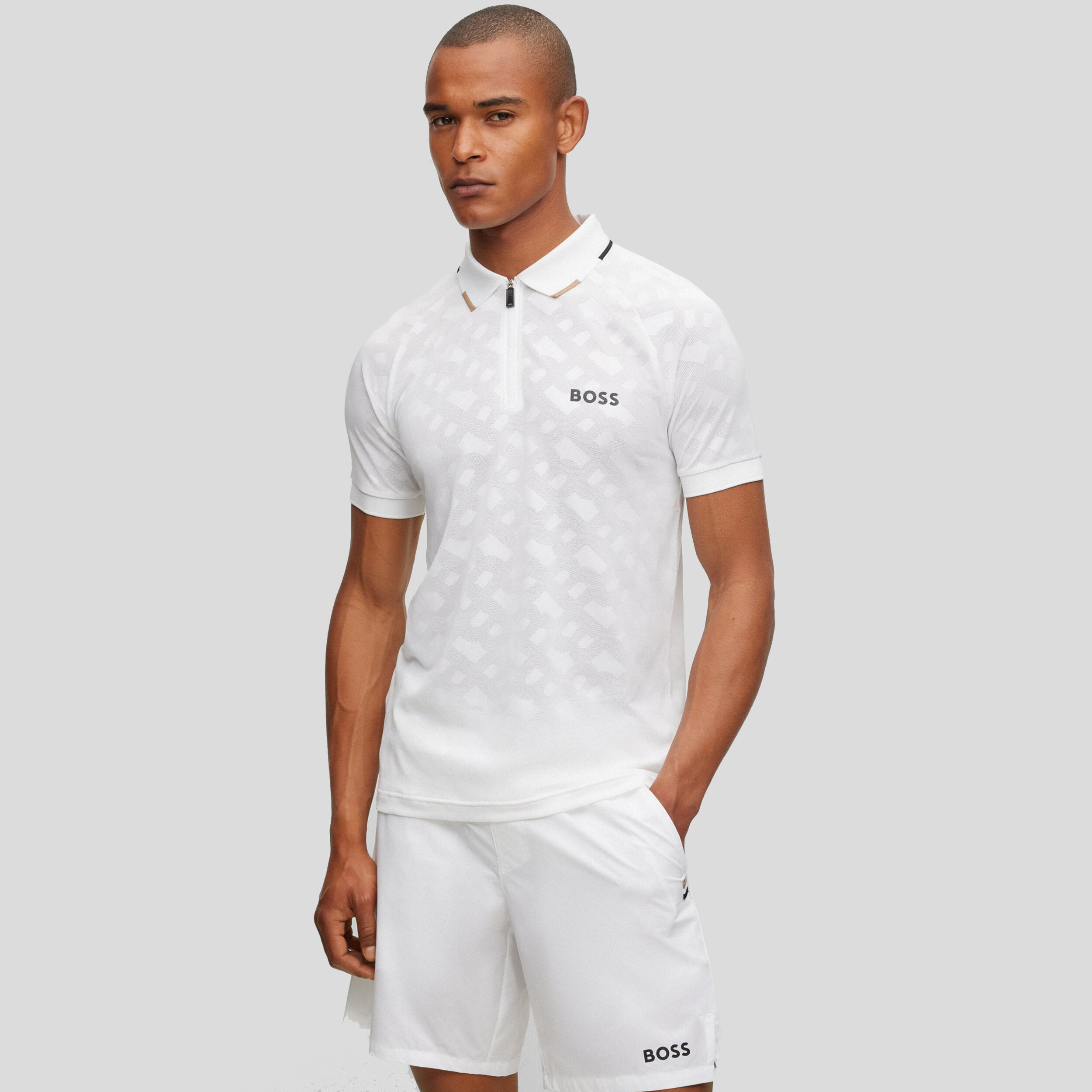 Buy BOSS Polo Men White online Tennis Point UK