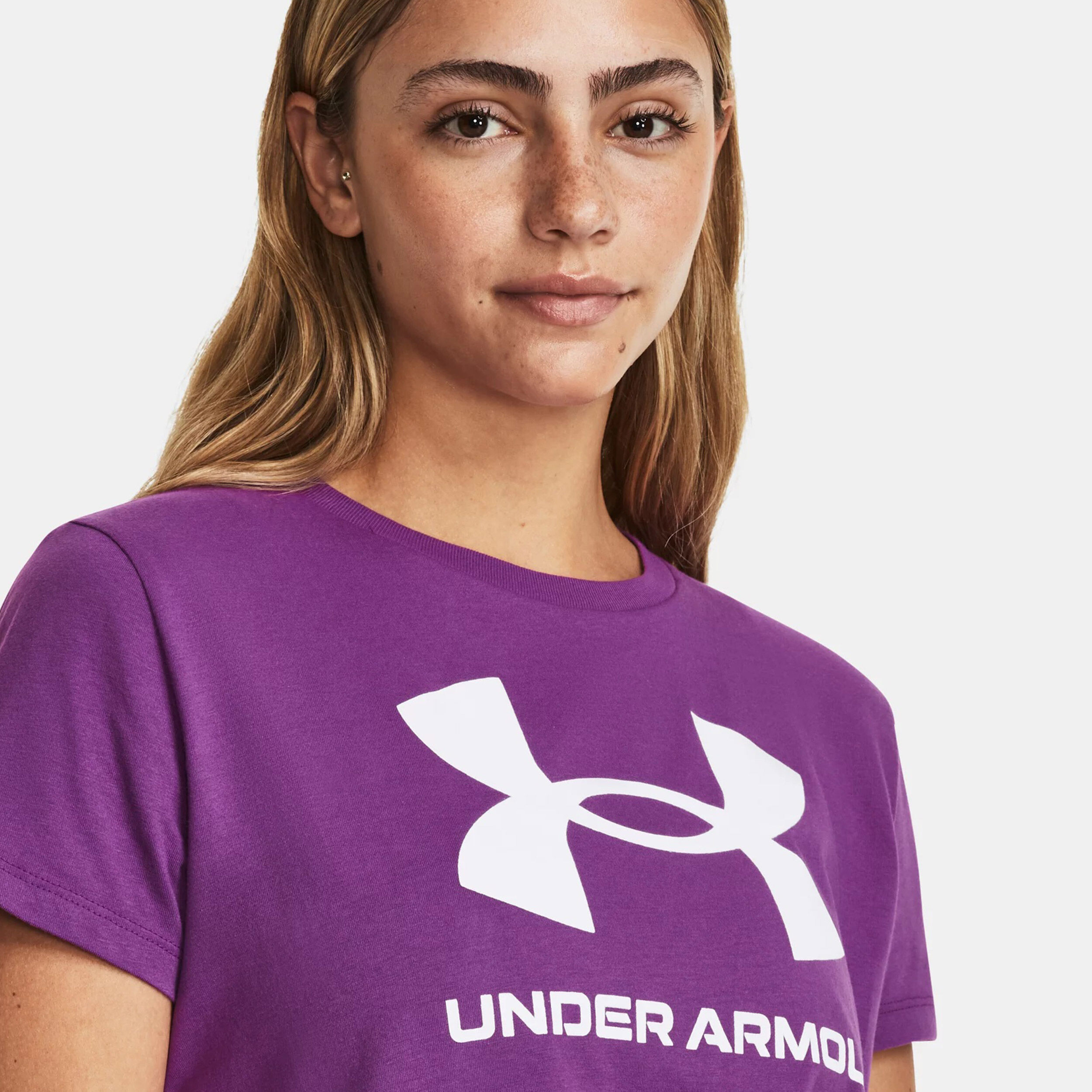 Purple under armour shirt clearance