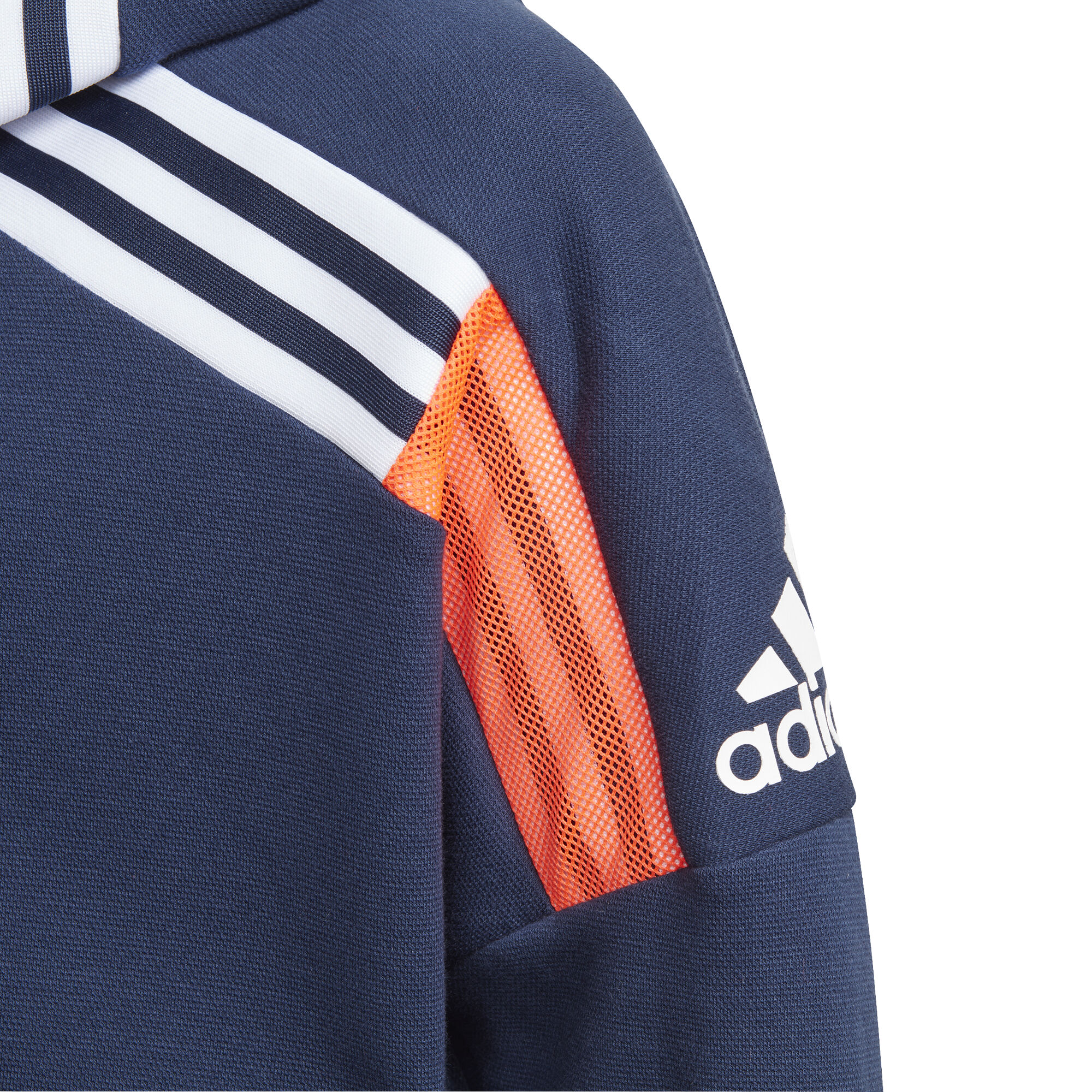 Buy Adidas Z N E Full Zip Hoodie Kids Dark Blue White Online Tennis Point