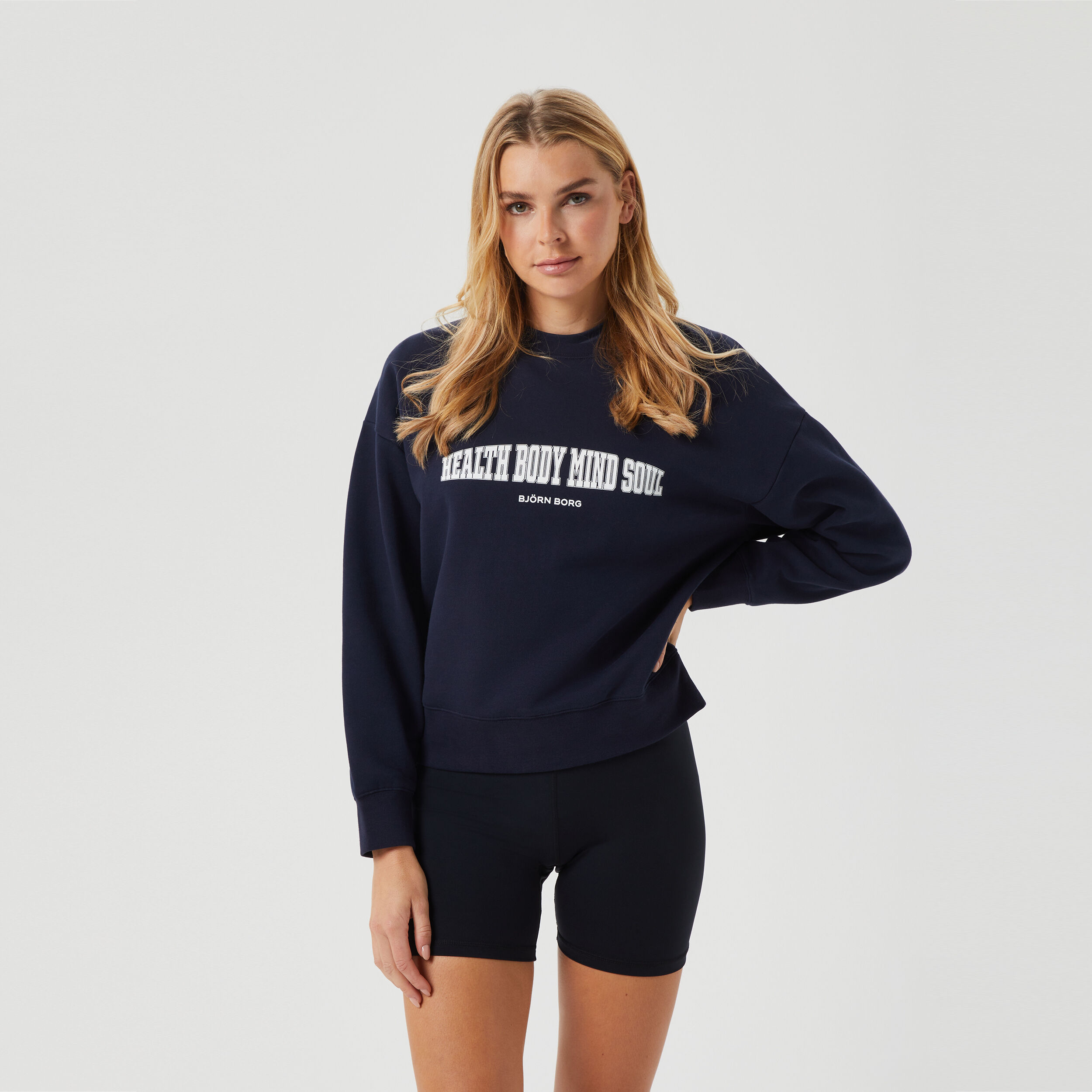 Buy Bjorn Borg Ace Boyfriend Crew T Shirt Women Dark Blue online Tennis Point UK
