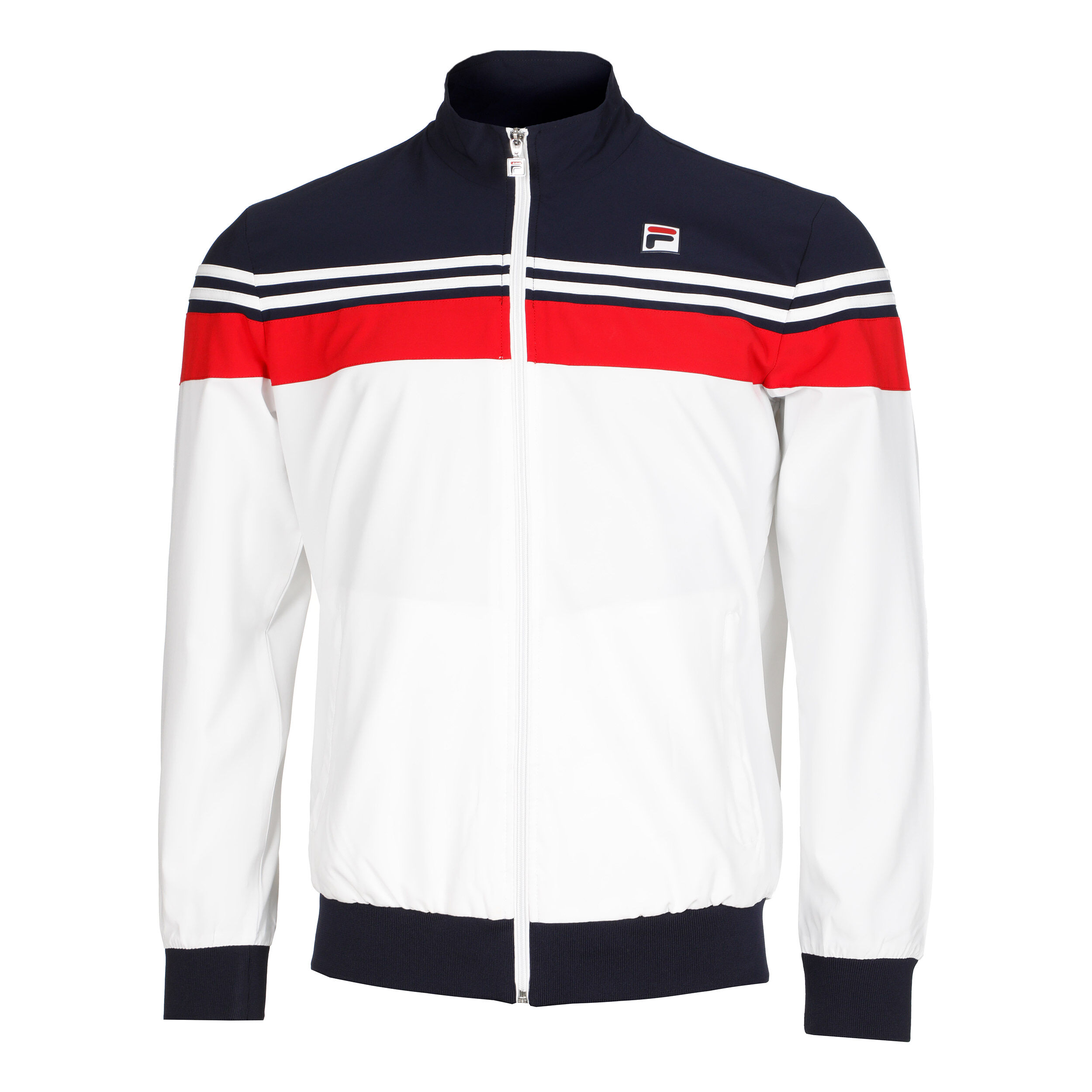 Red on sale fila tracksuit