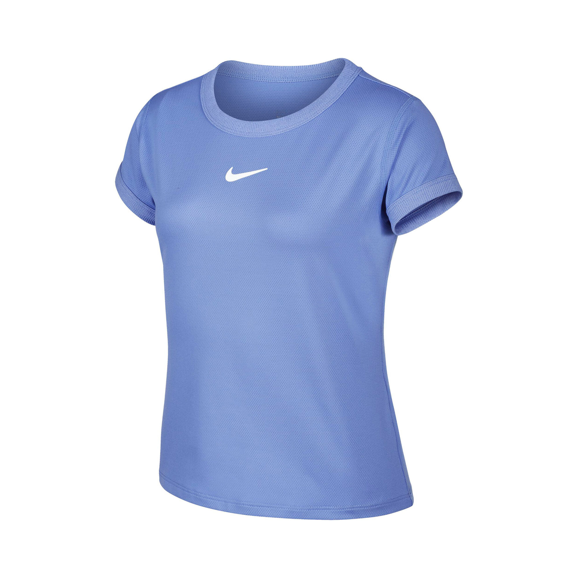 Buy Nike Court Dri-Fit T-Shirt Girls Light Blue, White online | Tennis ...