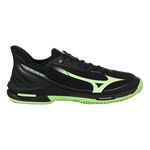 Mizuno Padel shoe Mizuno WAVE EXCEED TOUR 7 PADEL Padel shoe Men-black, neon green