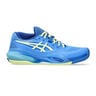 Gel-Resolution X Clay Court Shoe Women-Blue,Lime