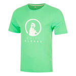 Quiet Please Tennis apparel Quiet Please Trainings T-Shirt Men - green, white