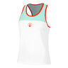 Wild Racerback Tank Top Women-White,Turquoise