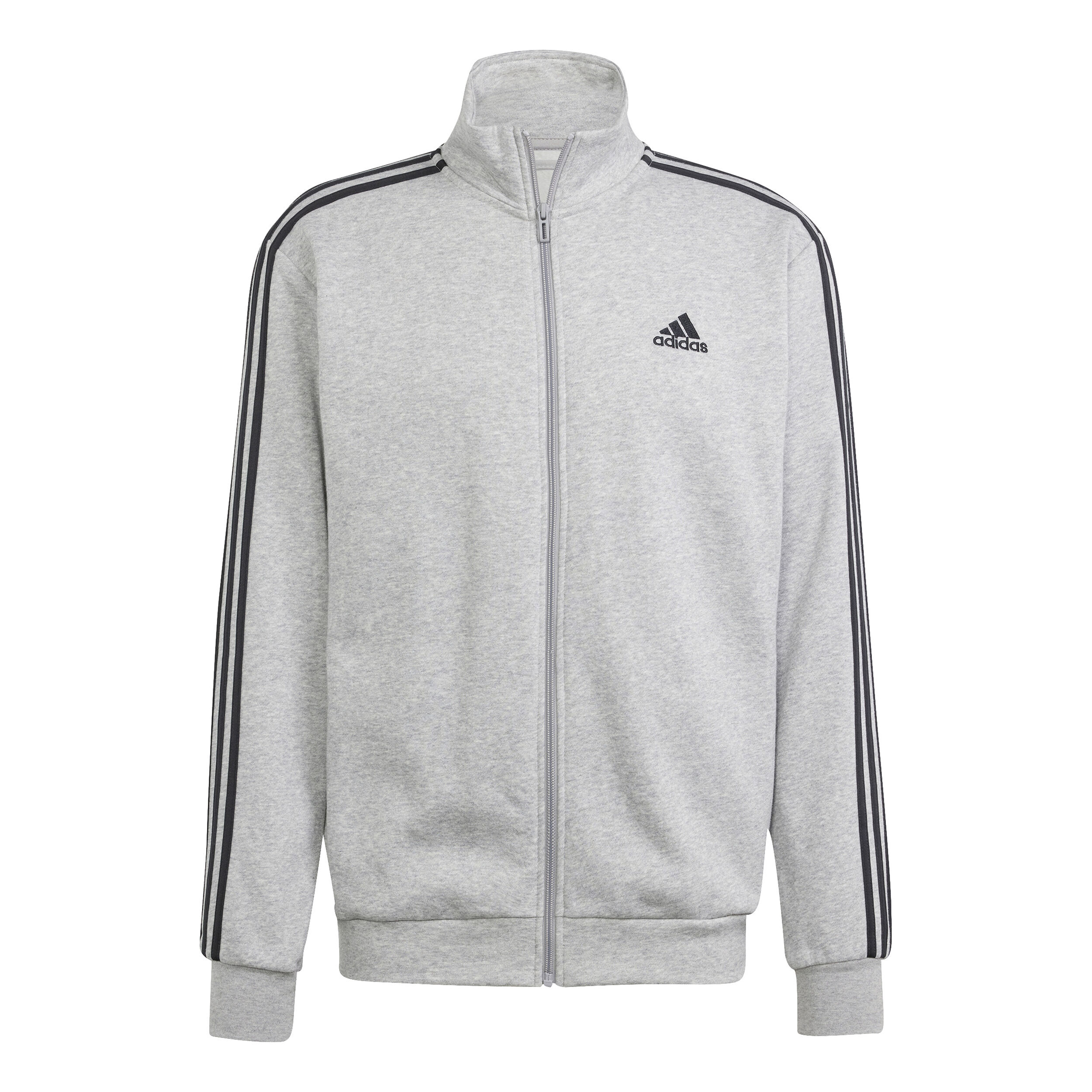 Light grey adidas tracksuit top