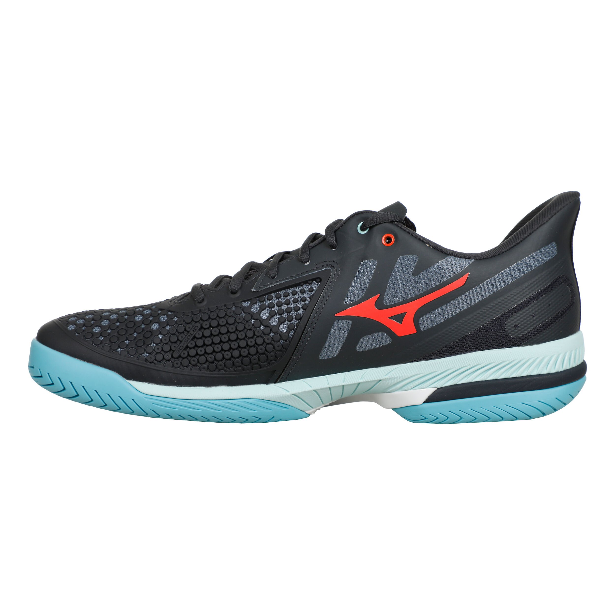 Black and blue mizuno volleyball shoes outlet