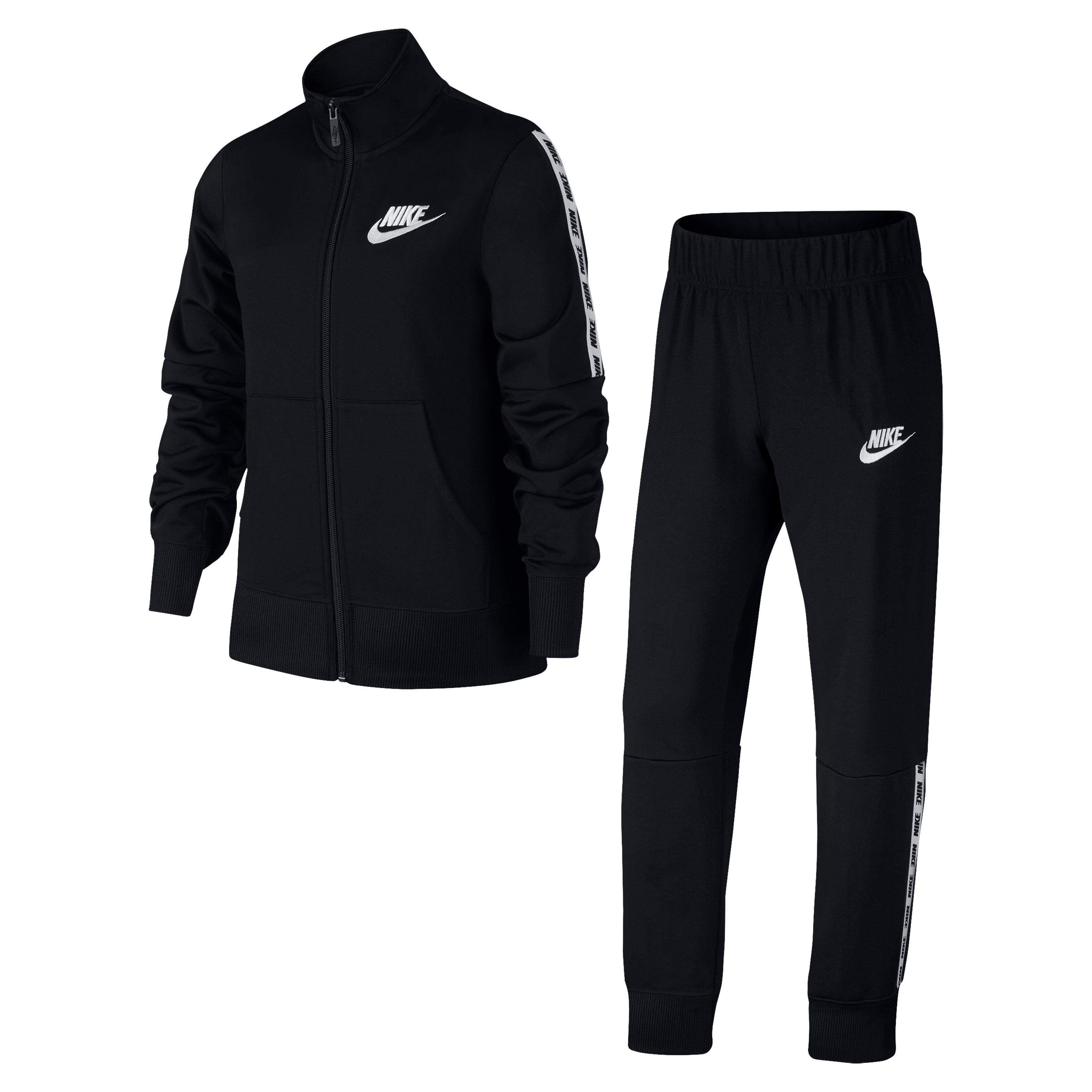 Buy Nike Sportswear Tracksuit Girls Black White online Tennis Point UK
