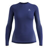 Performance WarmCrew Long sleeve Women-blue