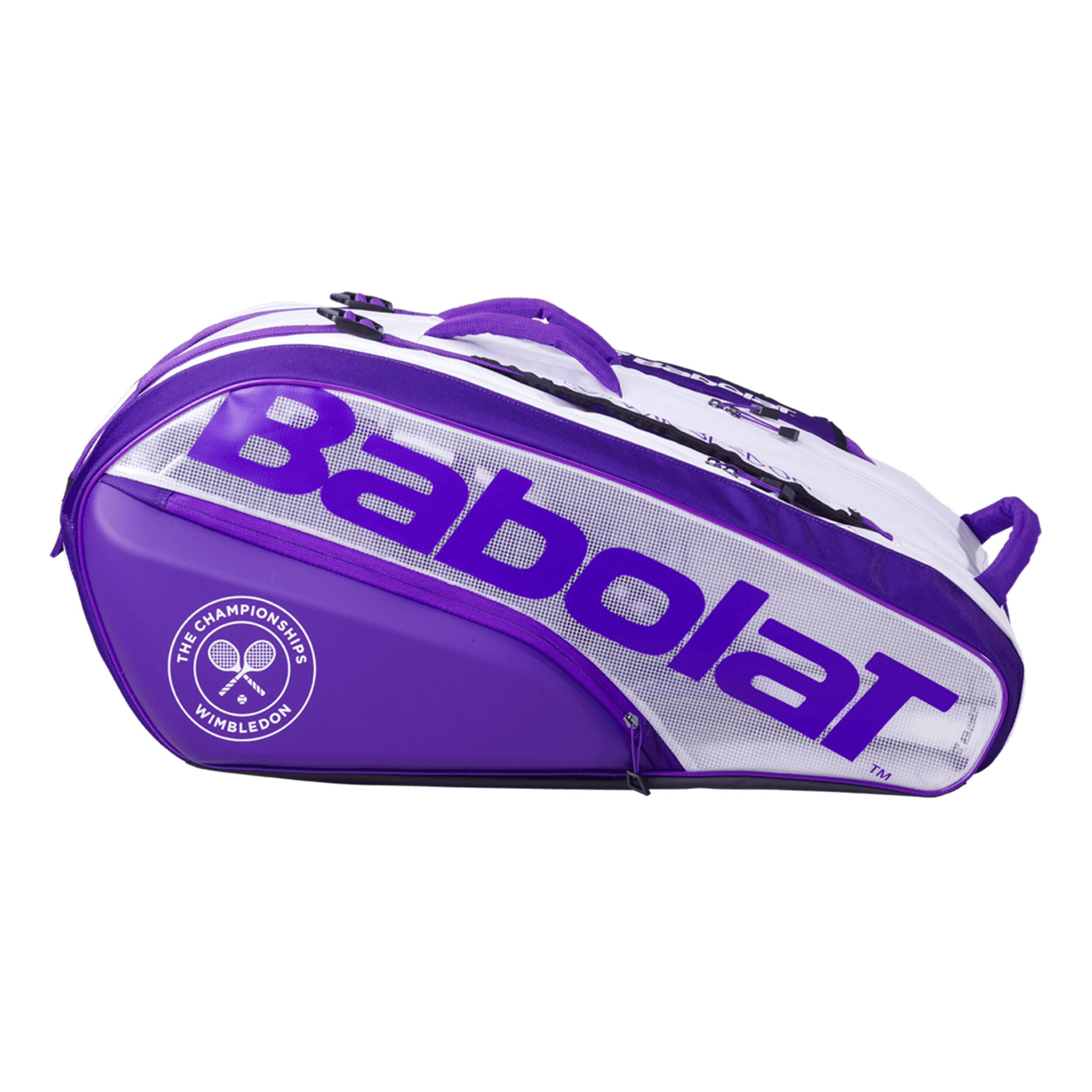 Pure Wimbledon Racket Bag 12 Pack Violet White