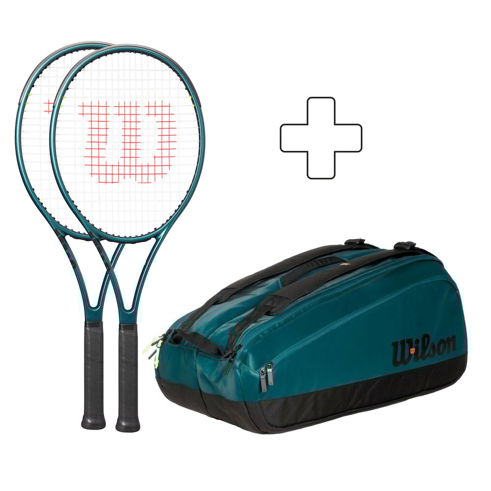 Wilson 2 X Blade 104 V9 Plus Tennis Bag