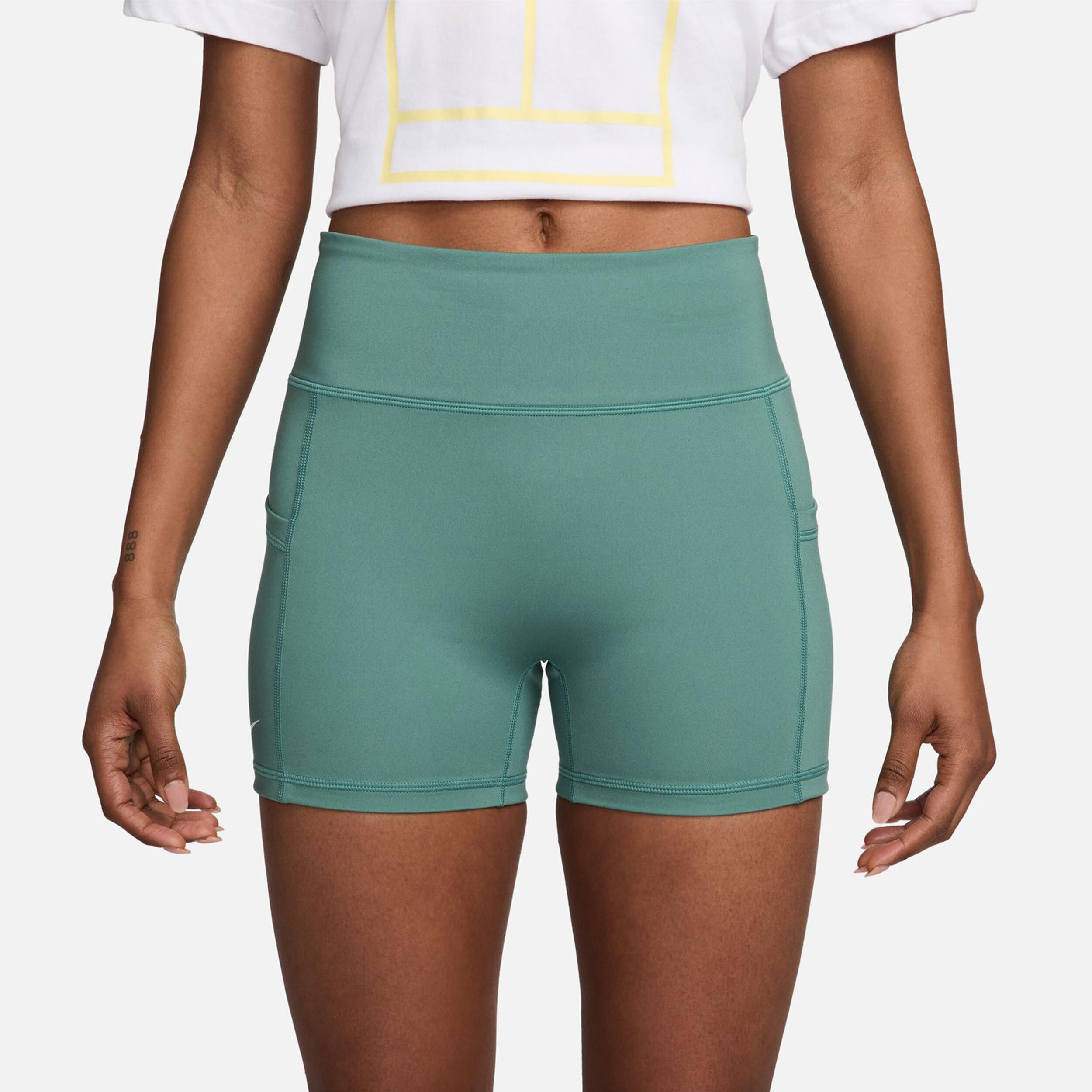 Olive green nike shorts womens clearance