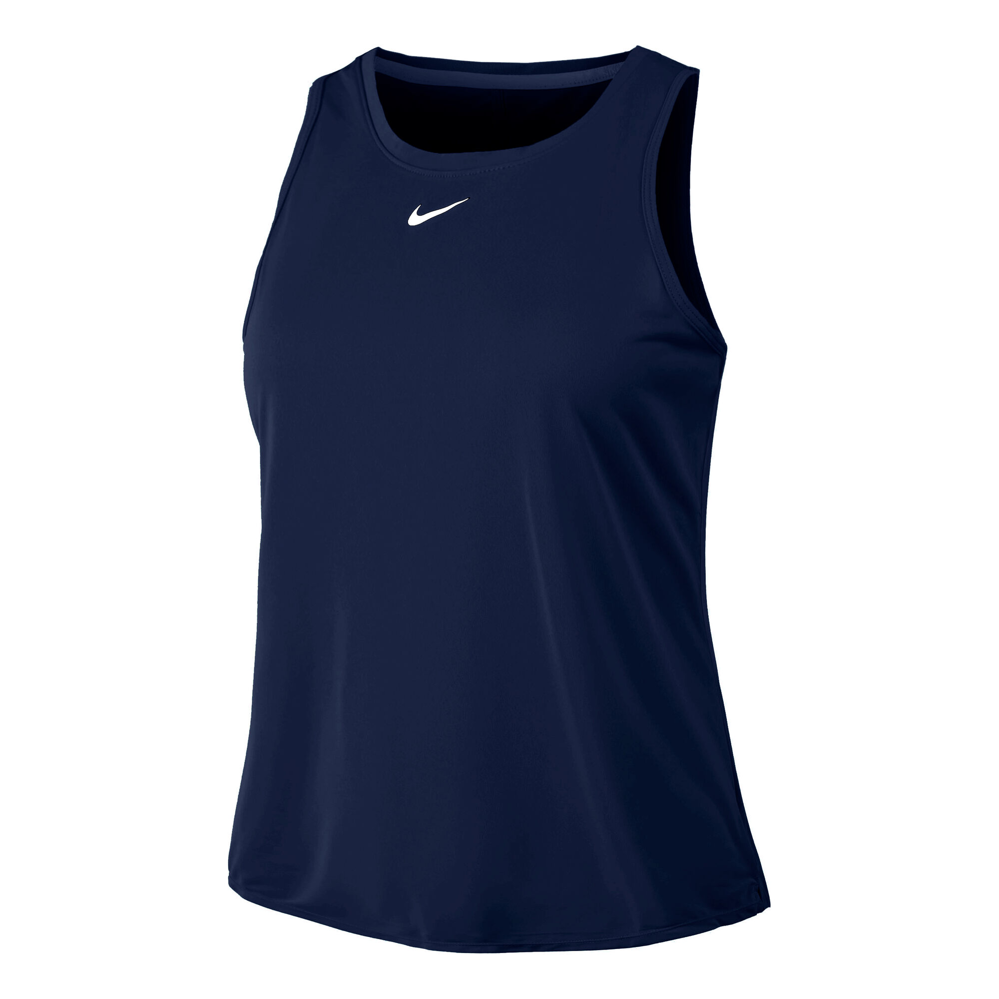 buy Nike Dri-Fit One Slim Fit Tank Top Women - Dark Blue, White online ...