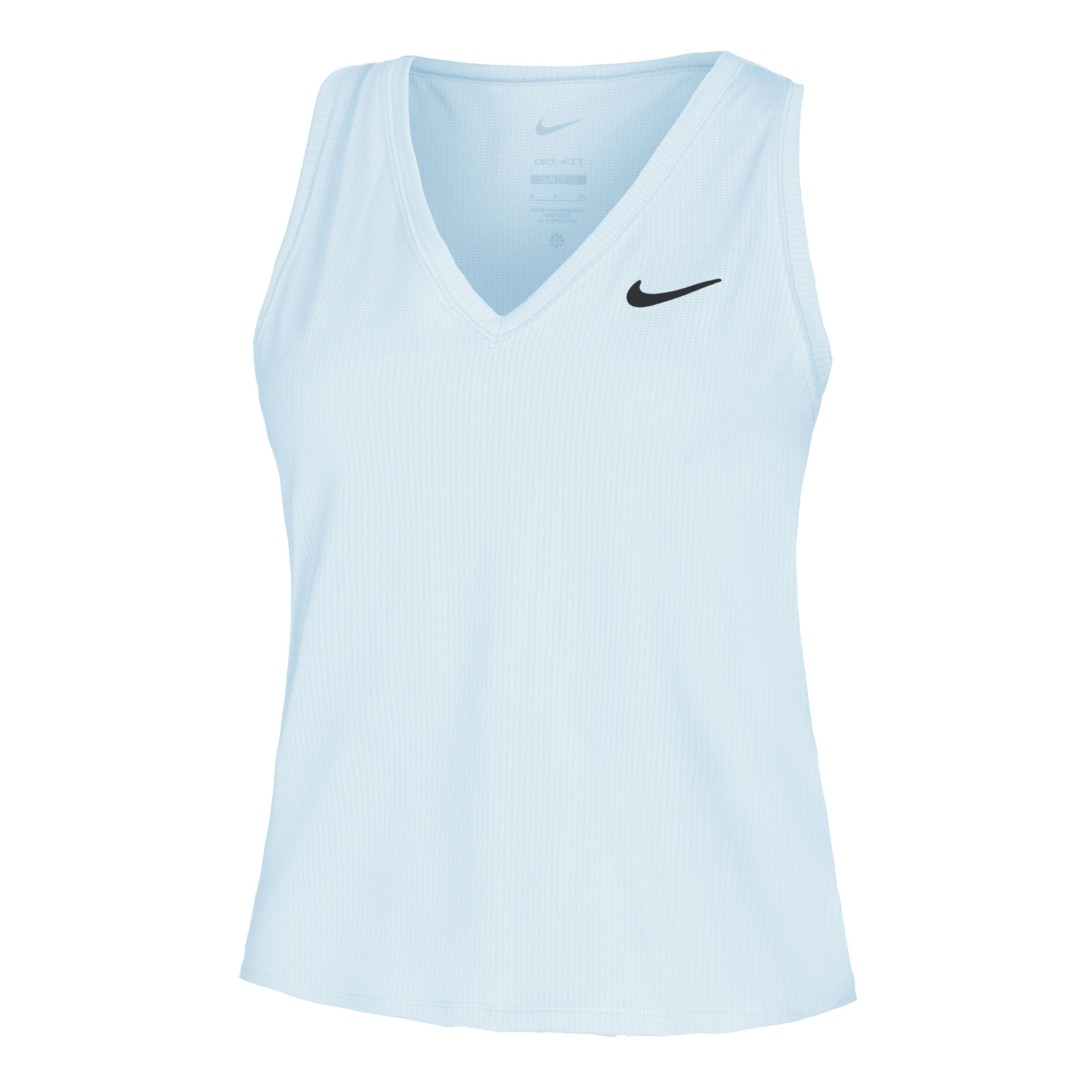 Dri Fit Victory Tank Top Women Light Blue Black