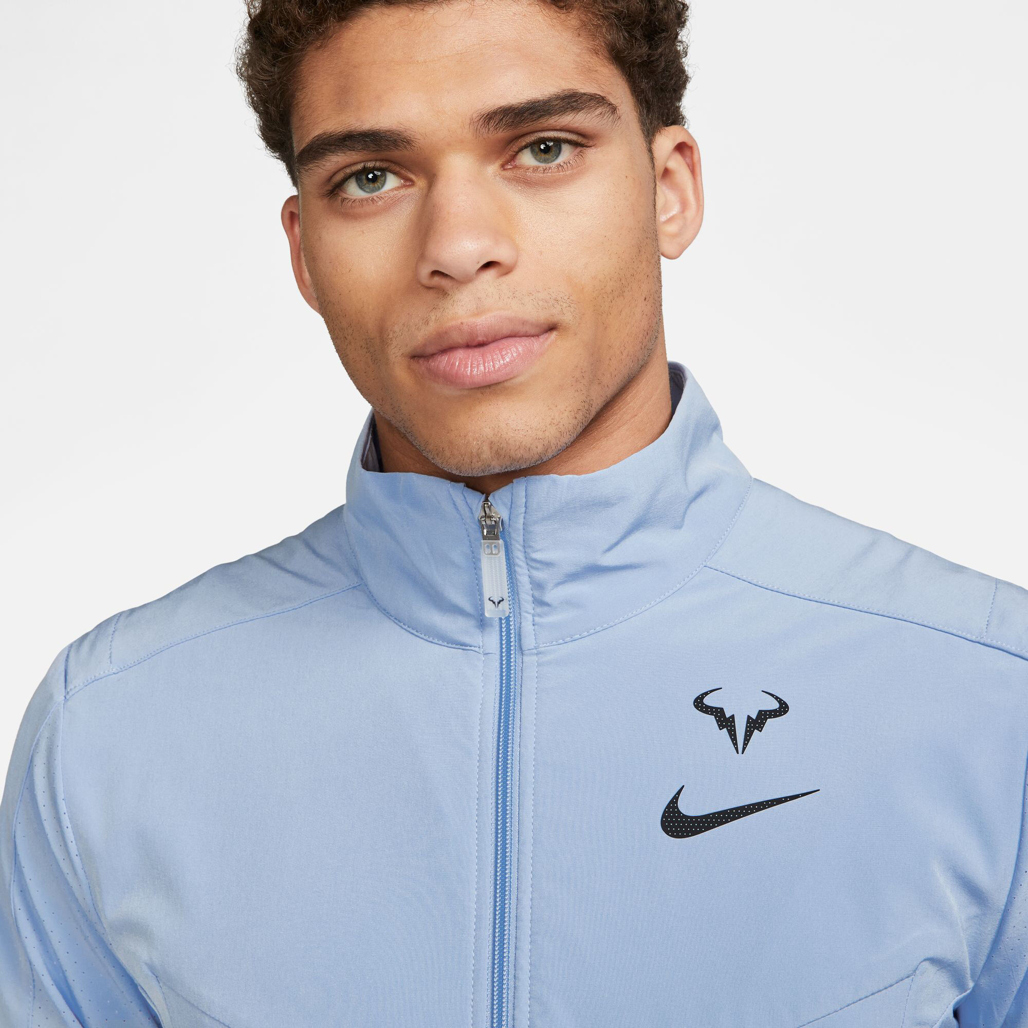 Buy Nike Dri Fit RAFA Court Training Jacket Men Light Blue online Tennis Point UK