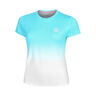 Crew Gradiant T-Shirt Girls-Turquoise,White