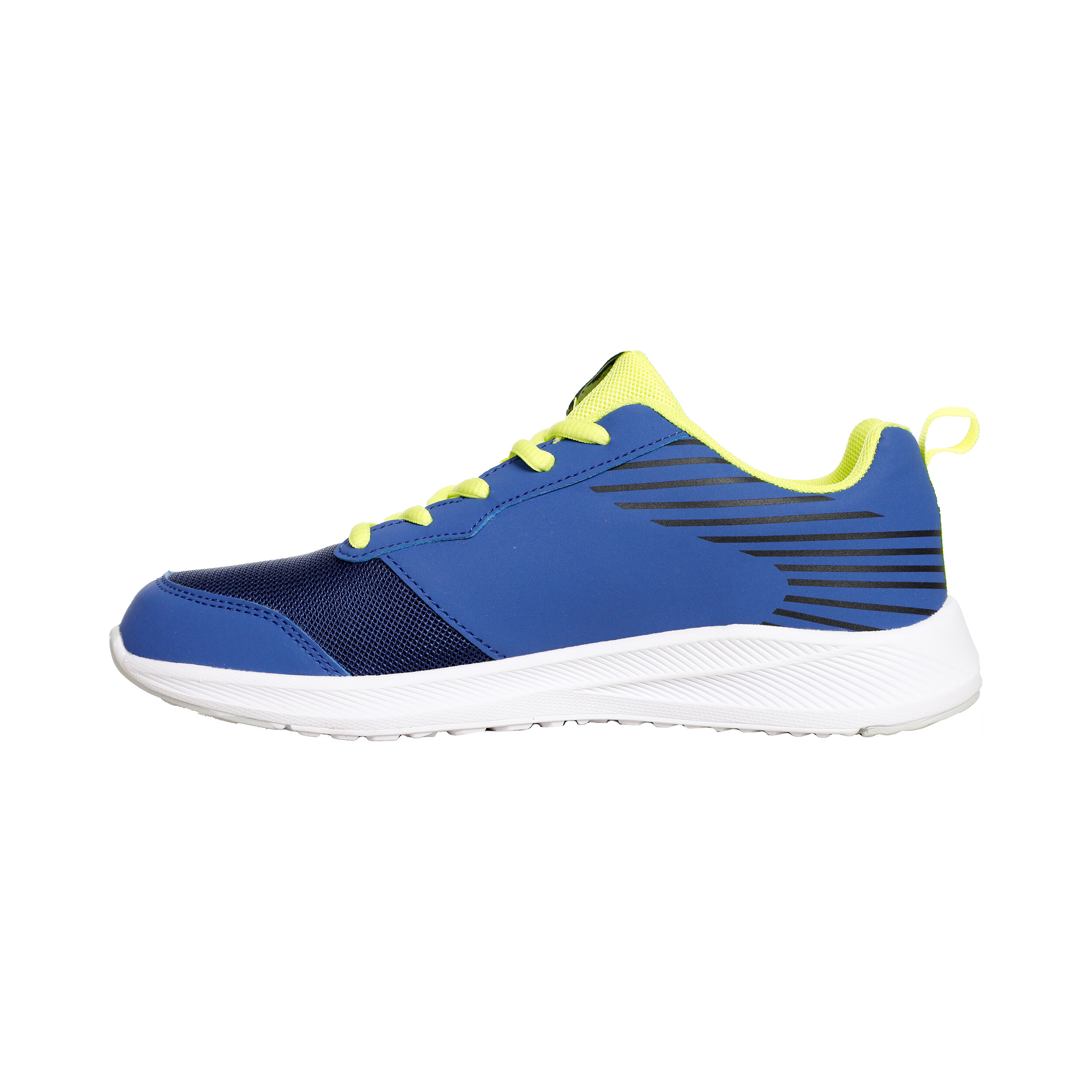 Courtstyler Lace Up All Court Shoe Kids Blue Yellow
